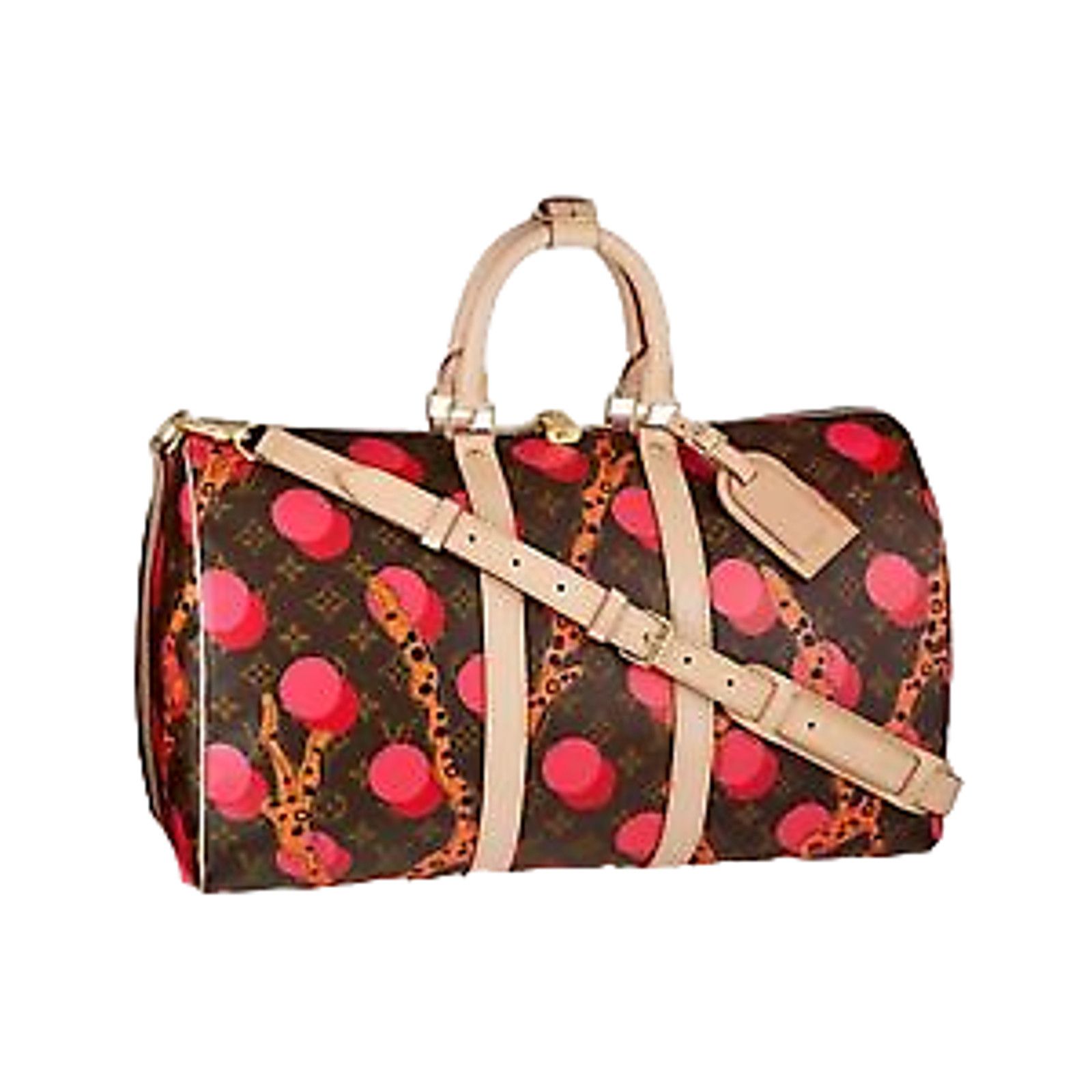 Louis Vuitton Louis Vuitton Ramages Monogram Brown Red Pink Travel Bag Size ONE SIZE - 1 Thumbnail
