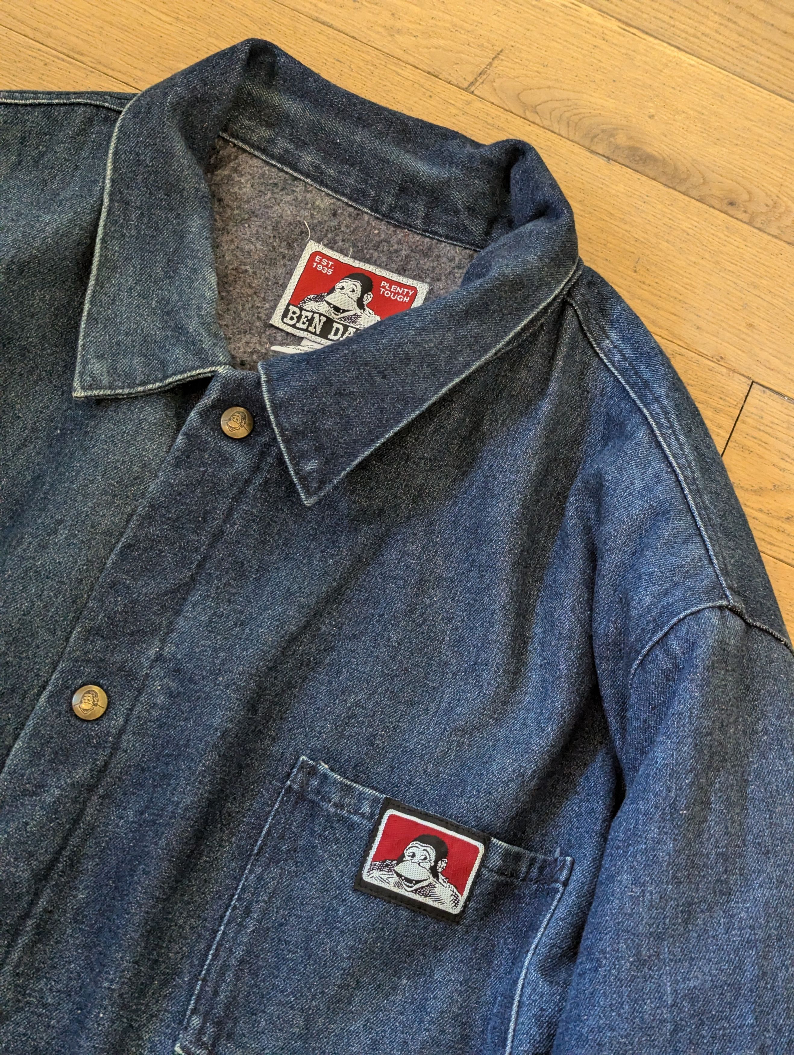 Ben Davis Ben Davis Original Denim Jacket 3XL Size US XXL / EU 58 / 5 - 3 Thumbnail