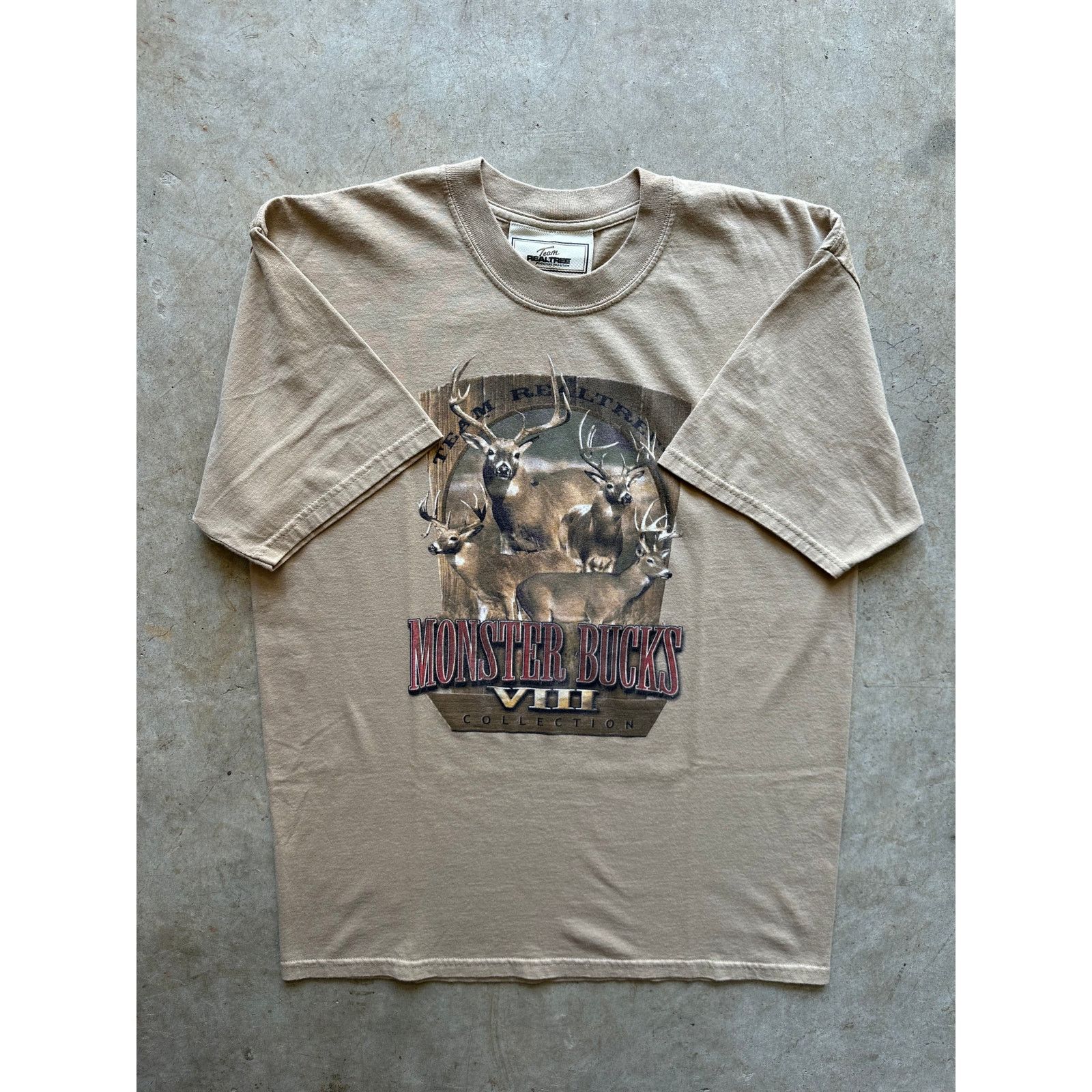 Gildan × Realtree × Vintage Vintage RealTree Monster Bucks VIII T-Shirt Large Earth Tone Size US L / EU 52-54 / 3 - 1 Thumbnail