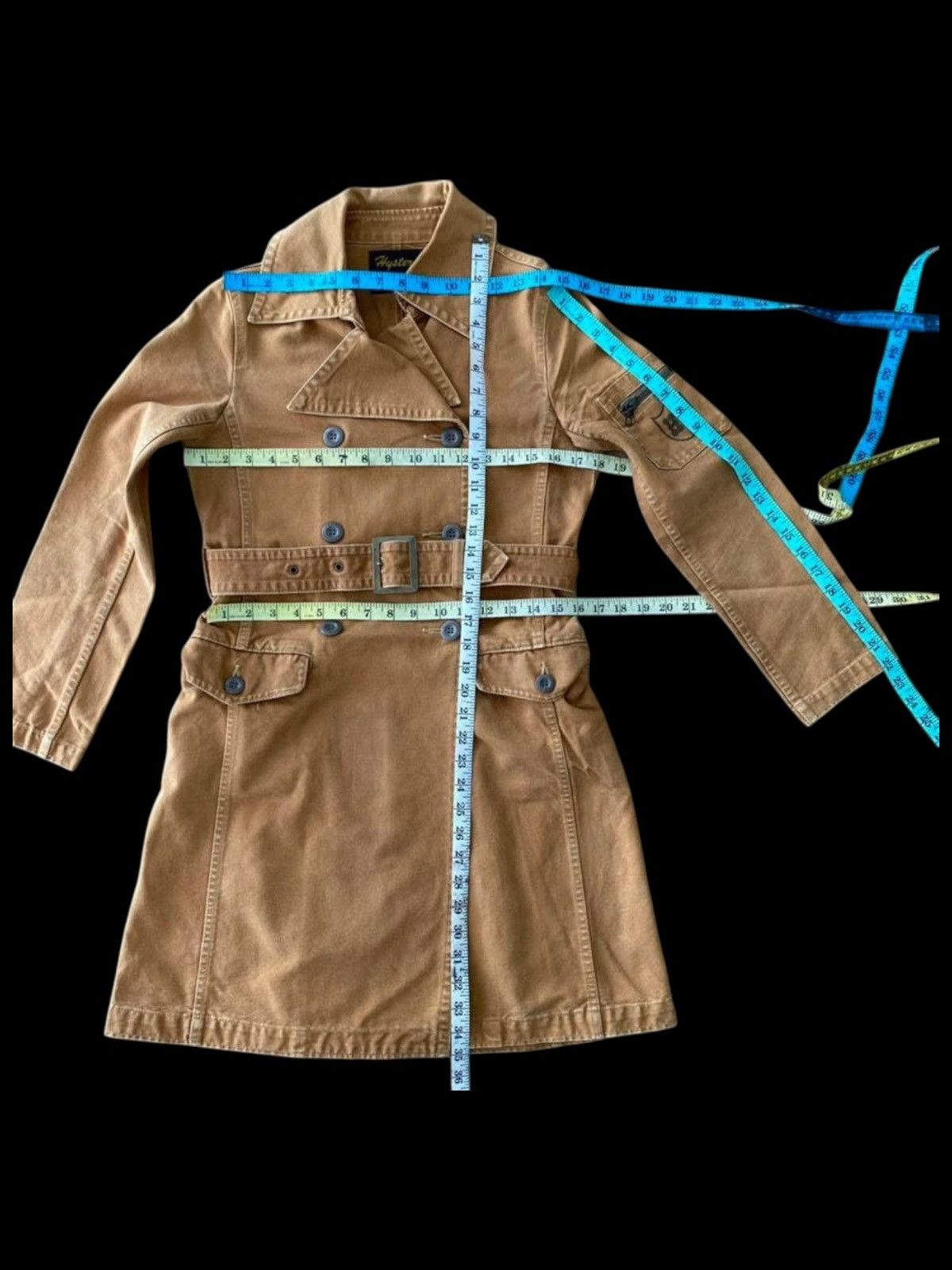 Hysteric Glamour Hysteric Glamour Heavy Canvas Trench Coat – Brown Size US M / EU 48-50 / 2 - 6 Thumbnail