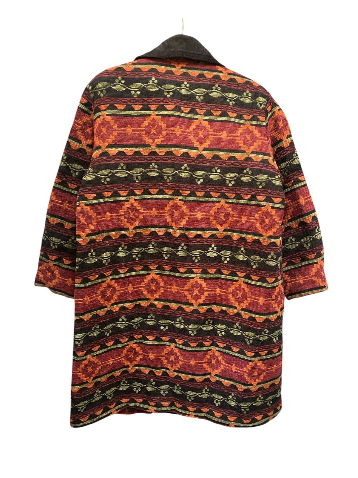 Vintage VINTAGE NAVAJO MOTIVE LONG COAT Size M / US 6-8 / IT 42-44 - 4 Thumbnail
