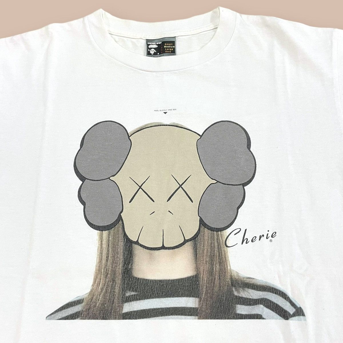 Bape × Kaws OG 2002's A Bathing Ape "Cherie" X KAWS Tees Size US M / EU 48-50 / 2 - 3 Thumbnail