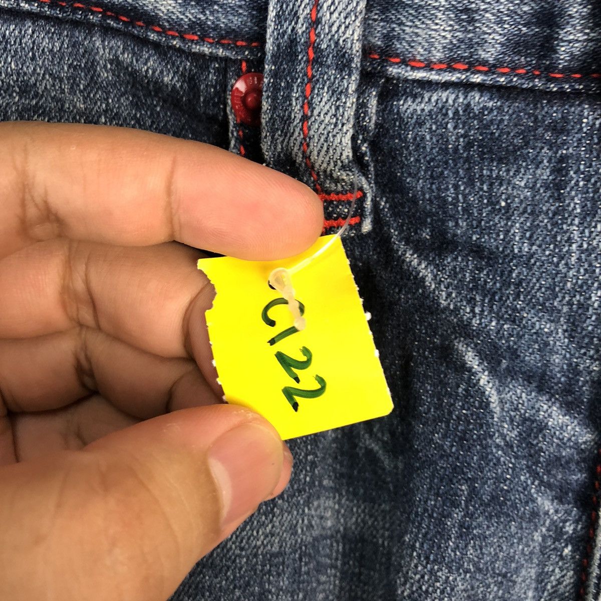 Element × Vintage DLL Element Blue selvedge Denim Pants #C122 Size US 30 / EU 46 - 10 Thumbnail
