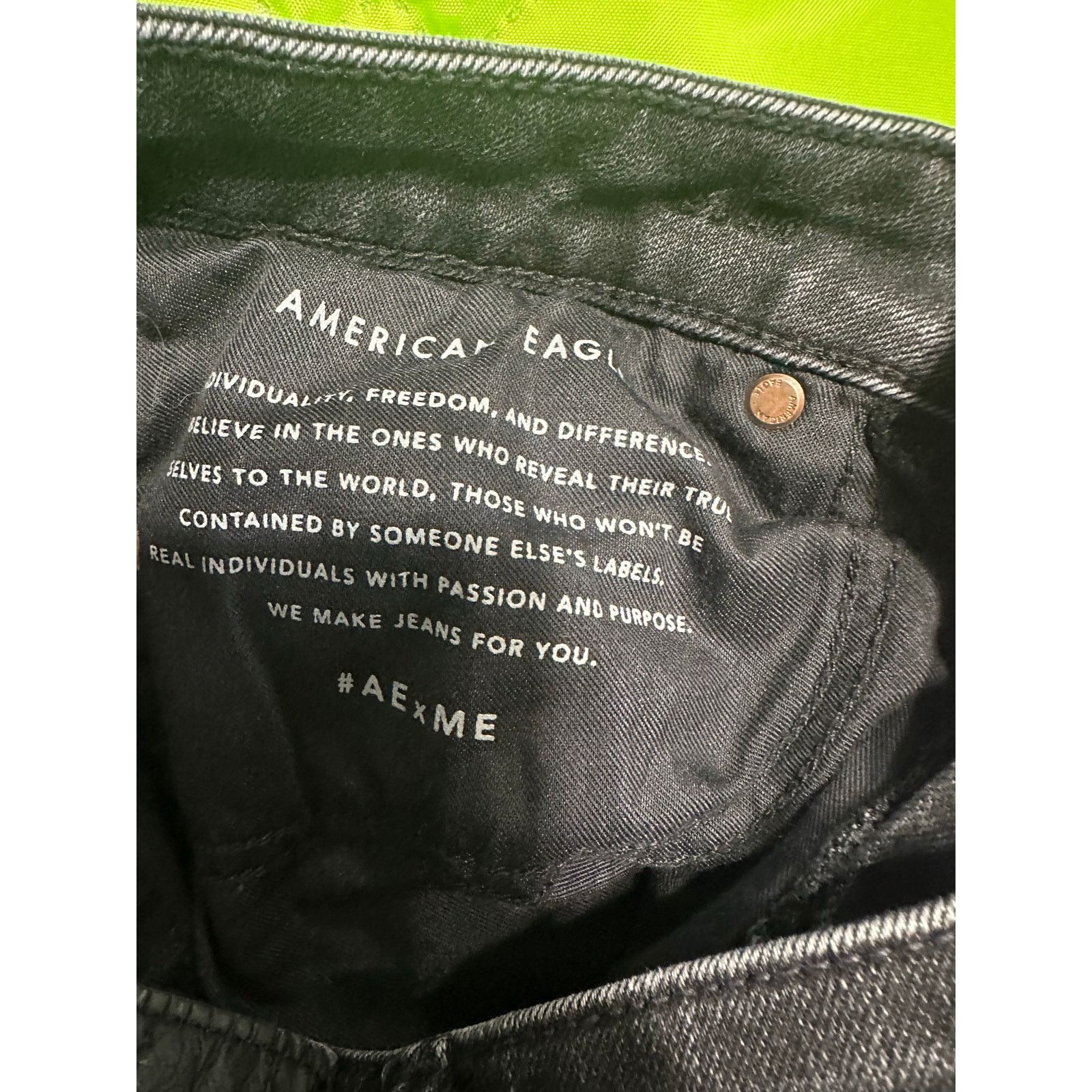 American Eagle Outfitters American Eagle Black Slim Jeans 28x32 Size US 28 / EU 44 - 8 Thumbnail