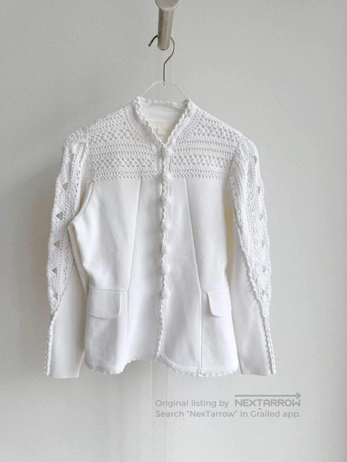 Jonathan Simkhai Jonathan Simkhai White Blazer. Size XS / US 0-2 / IT 36-38 - 1 Thumbnail