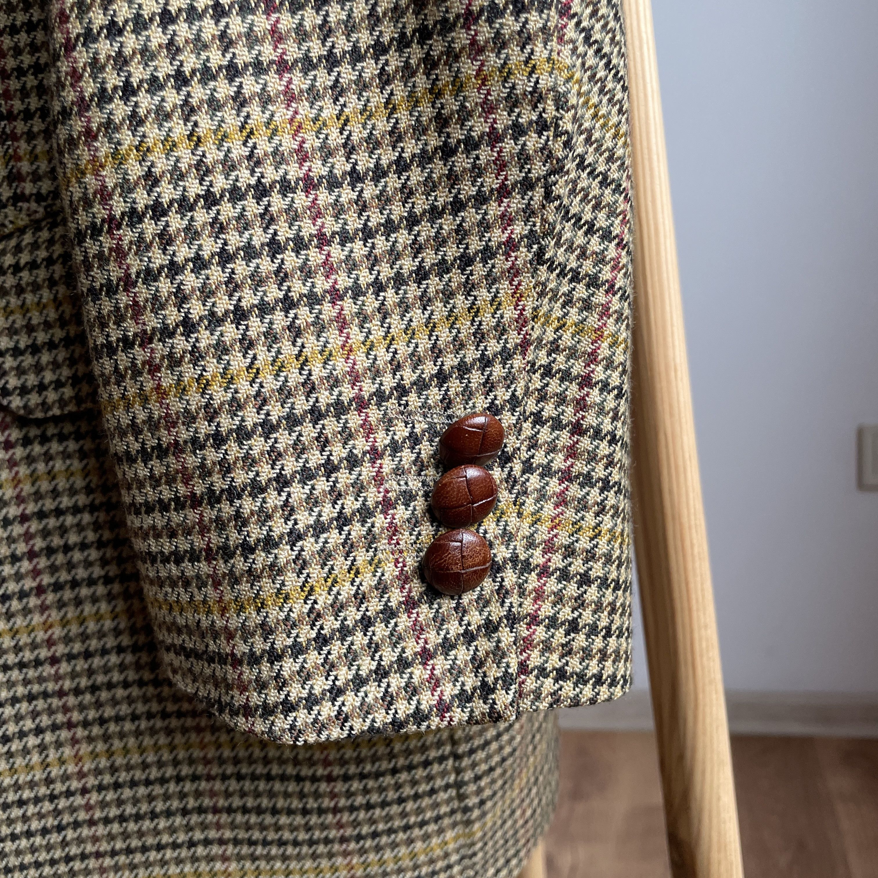 Burberry Burberry London Barrie-S Houndstooth Wool Sport Coat Size 46R - 7 Thumbnail
