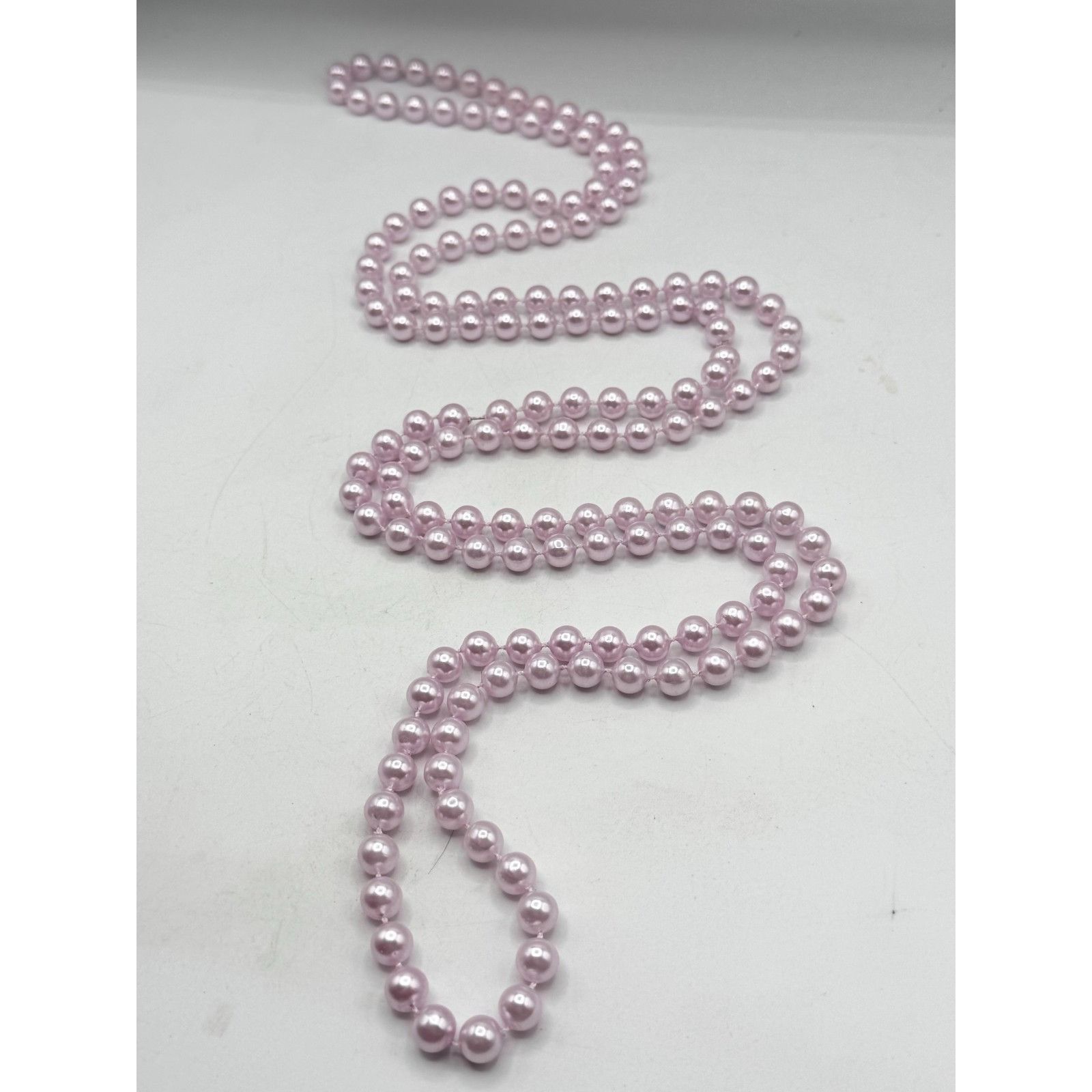 Vintage Vintage purple faux pearl beaded necklace Size ONE SIZE - 2 Thumbnail