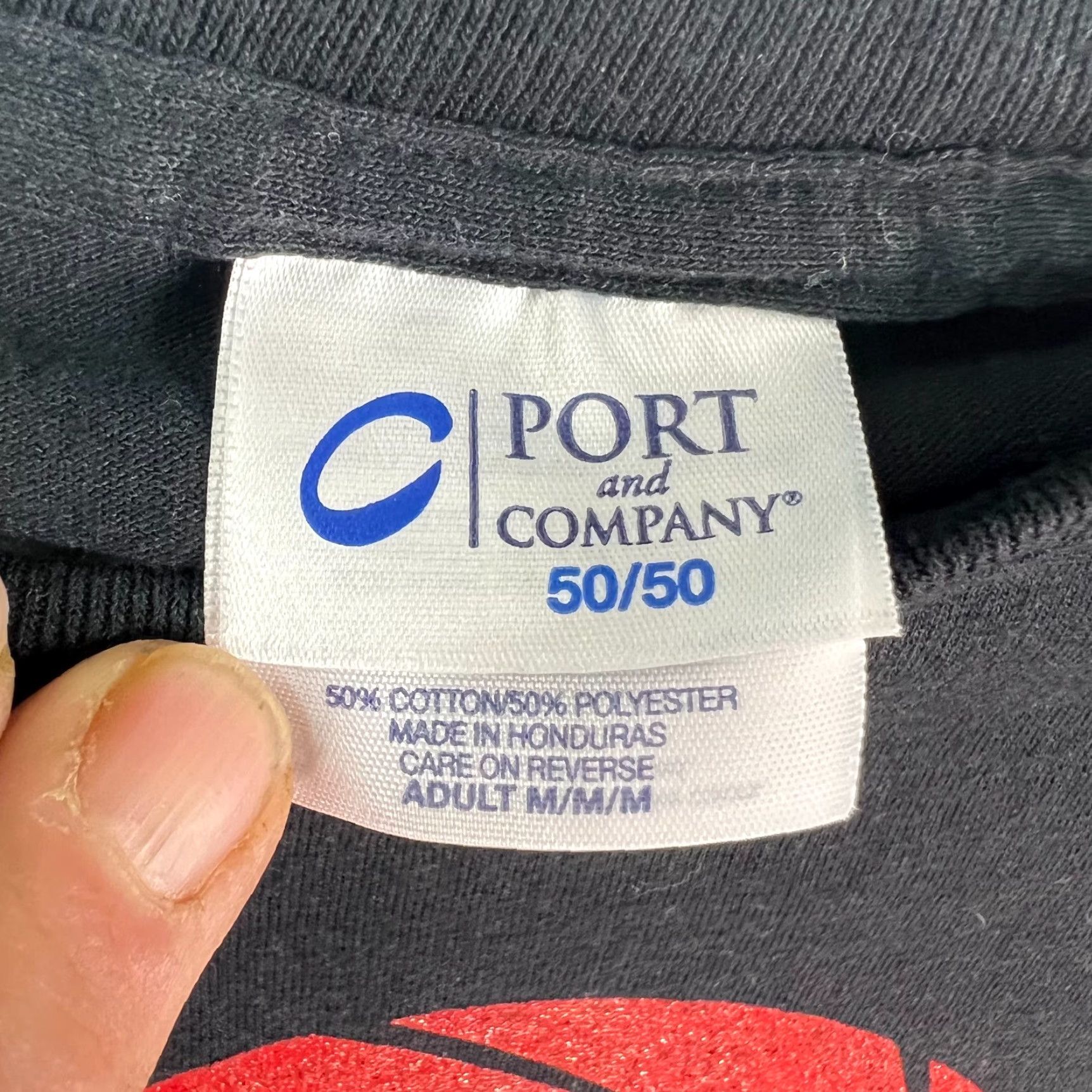 Vintage Vet Detective Port And Company Mens Graphic Casual Pullover Black T Shirt Size M Size US M / EU 48-50 / 2 - 4 Thumbnail
