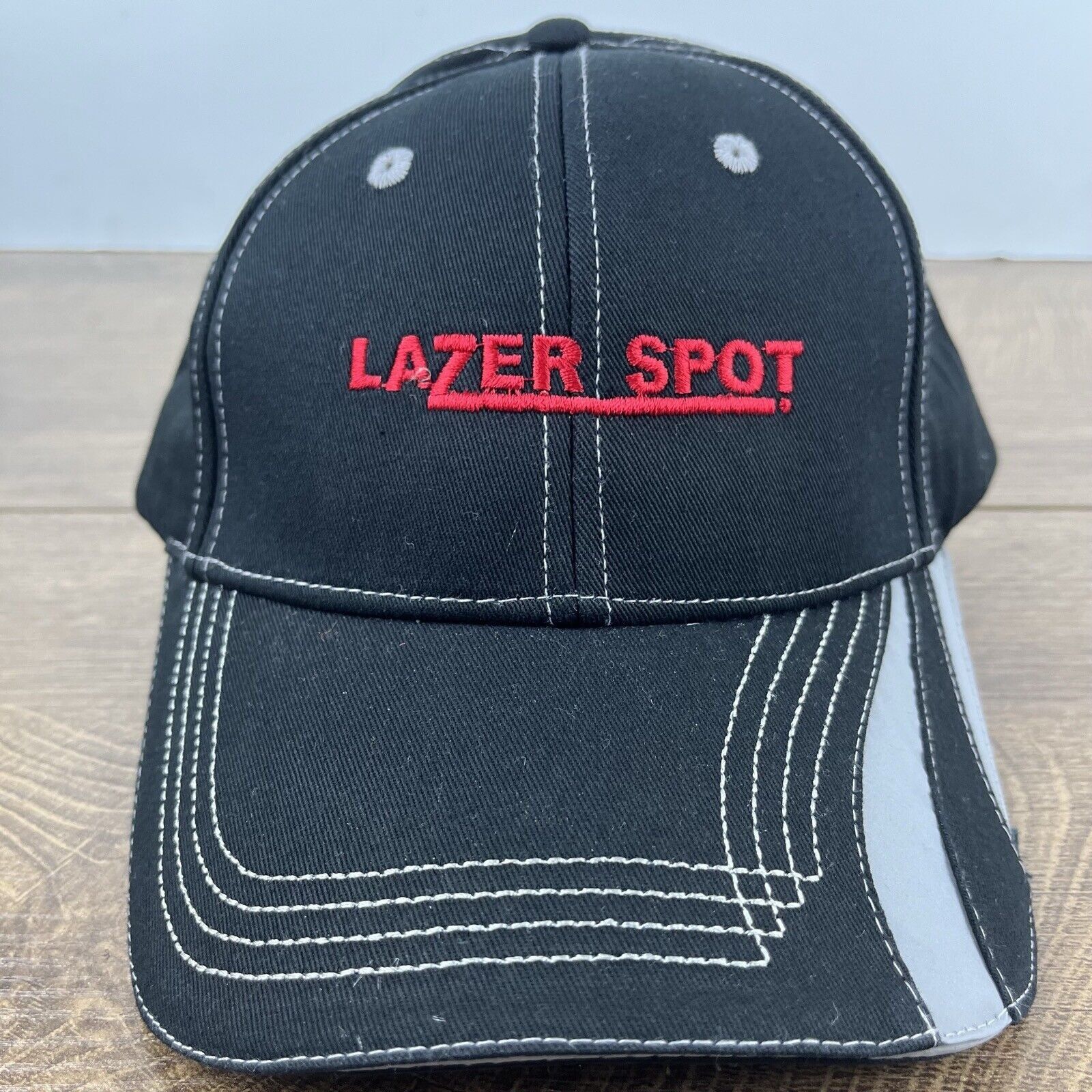 Other Lazer Spot Hat Black Cap Hat Adjustable Hat Black Adult Hat Size ONE SIZE - 2 Thumbnail