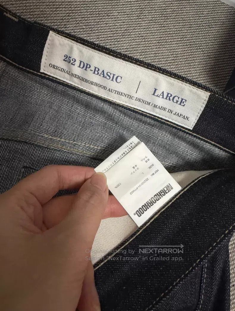 Neighborhood Neighborhood size L Raw Denim Straight Leg Casual Jeans Size US 27 - 5 Thumbnail