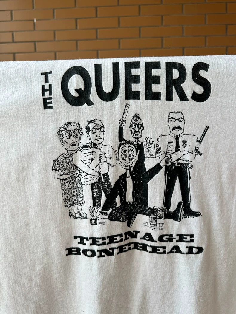 Vintage Vintage Tee 90s The Queers 2505-Nextarrow Size US L / EU 52-54 / 3 - 4 Thumbnail