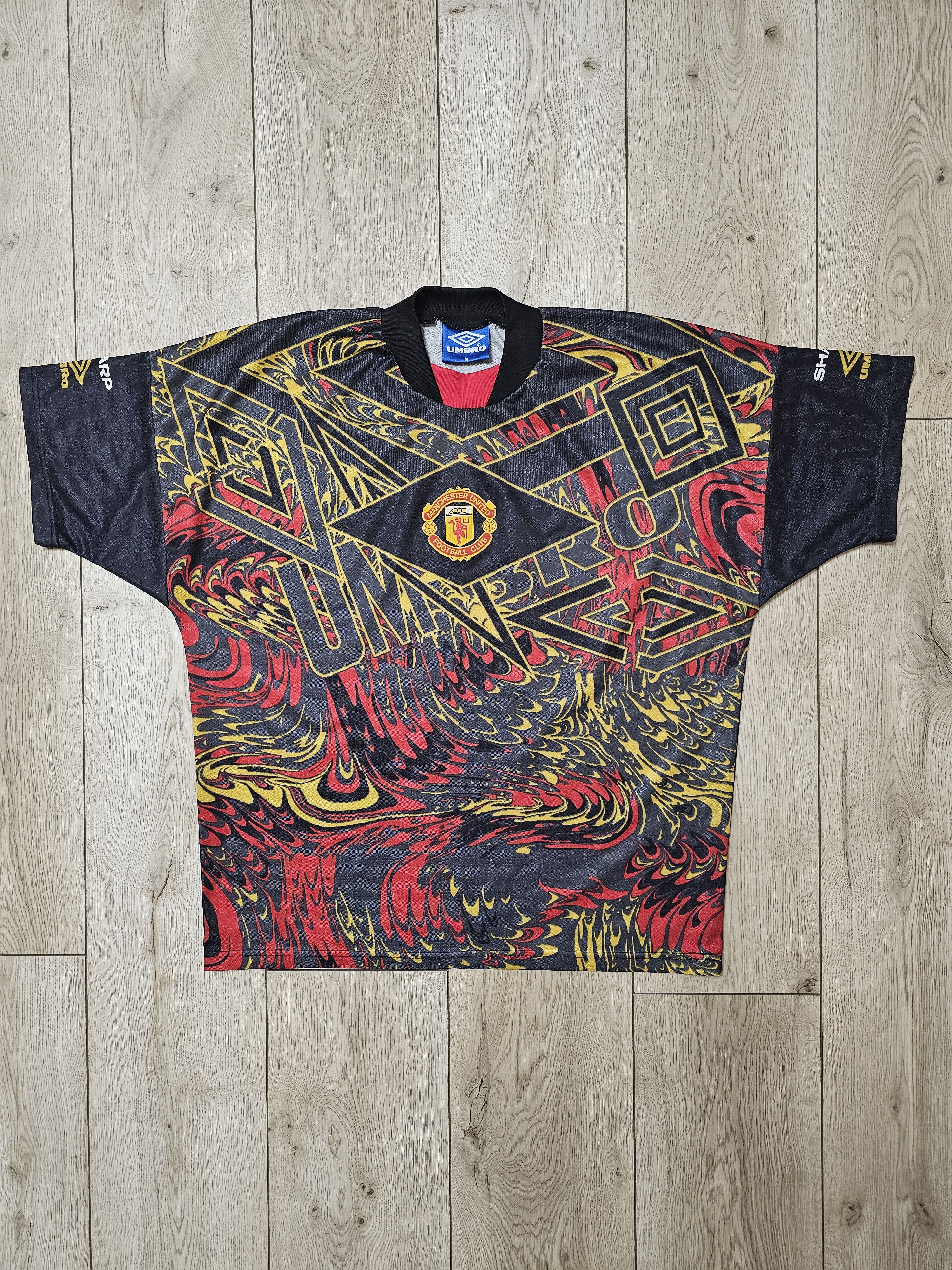 MANCHESTER UNITED 1992 1994 VINTAGE FOOTBALL SOCCER JERSEY
