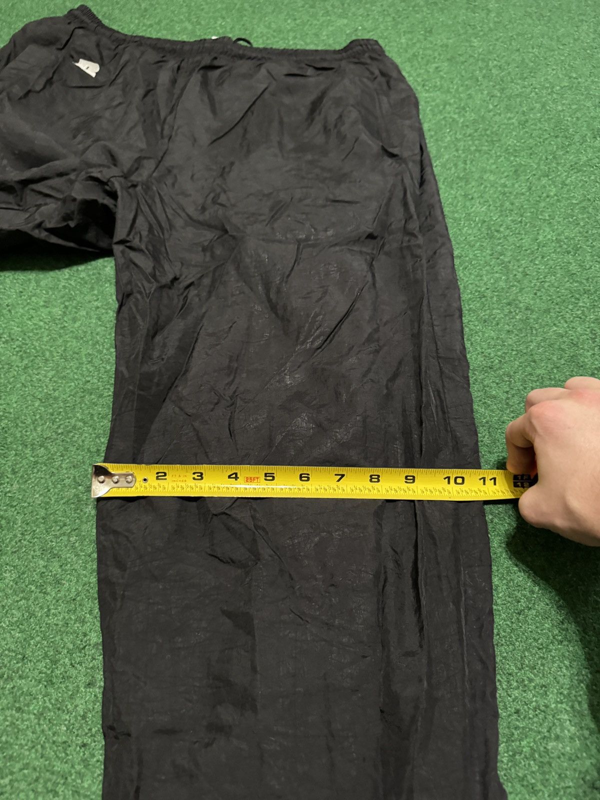Russell Athletic Vintage 90s Russell Athletic Baggy Black Swishy Lrg Pants Size US 34 / EU 50 - 8 Thumbnail