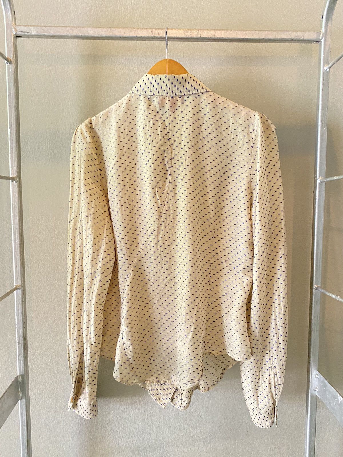 Vivienne Westwood Curve Button Center Line Dots Shirt