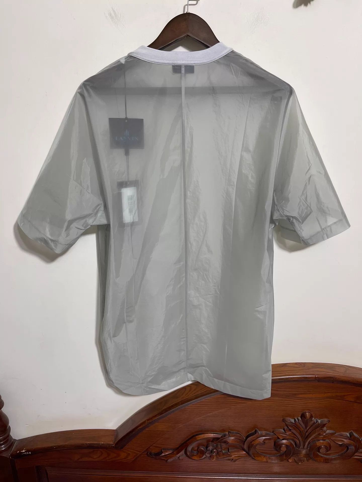 Lanvin Lanvin Sheer Oversized Unisex Short Sleeve T-Shirt L Size US L / EU 52-54 / 3 - 2 Thumbnail