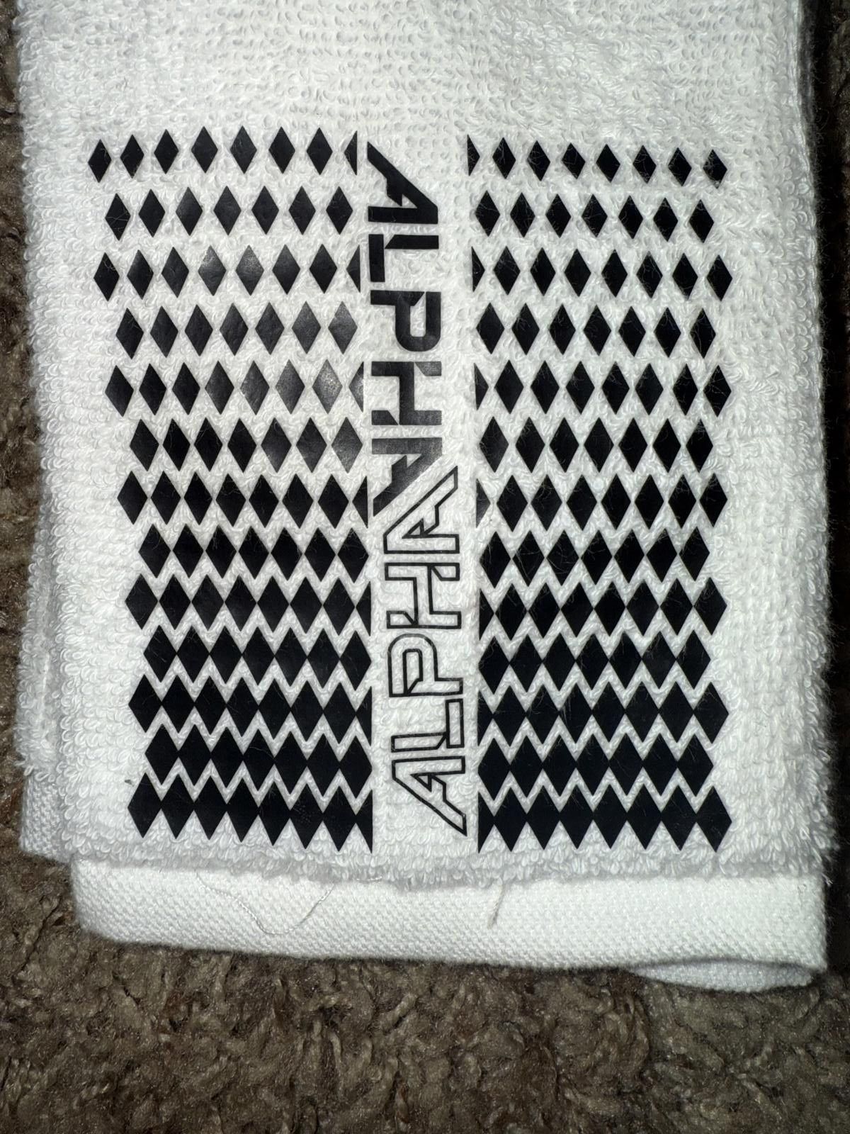 Nike Nike Alpha Football Quarterback White Black Towel Size ONE SIZE - 2 Thumbnail