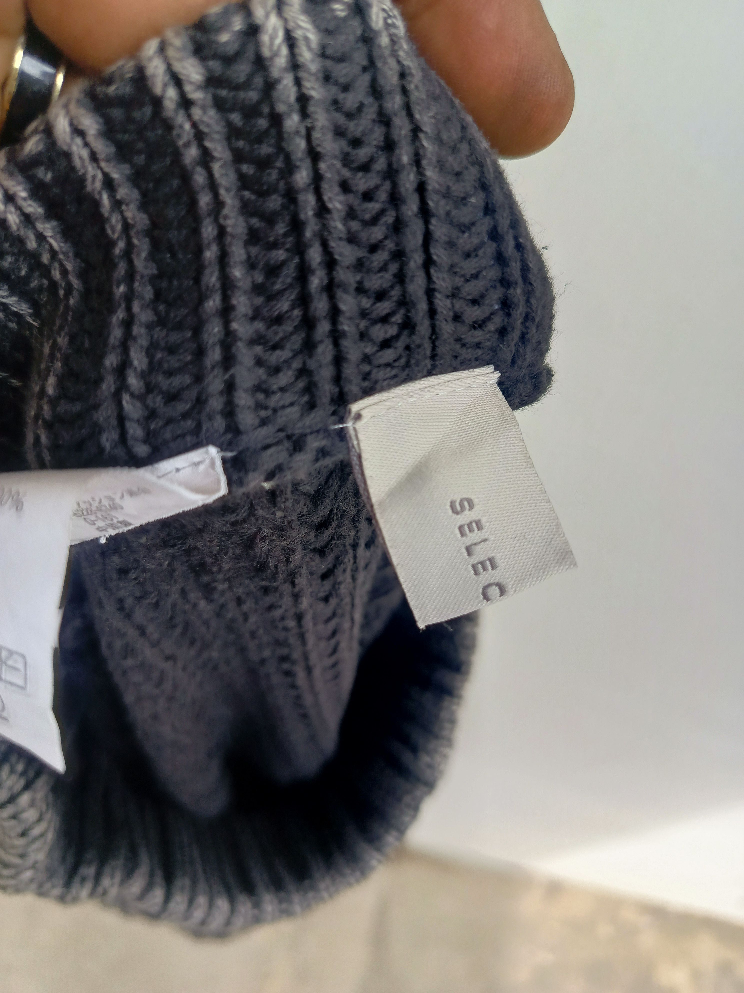 Japanese Brand Select moca knitted pants with an avantgarde style Size 29" - 9 Thumbnail