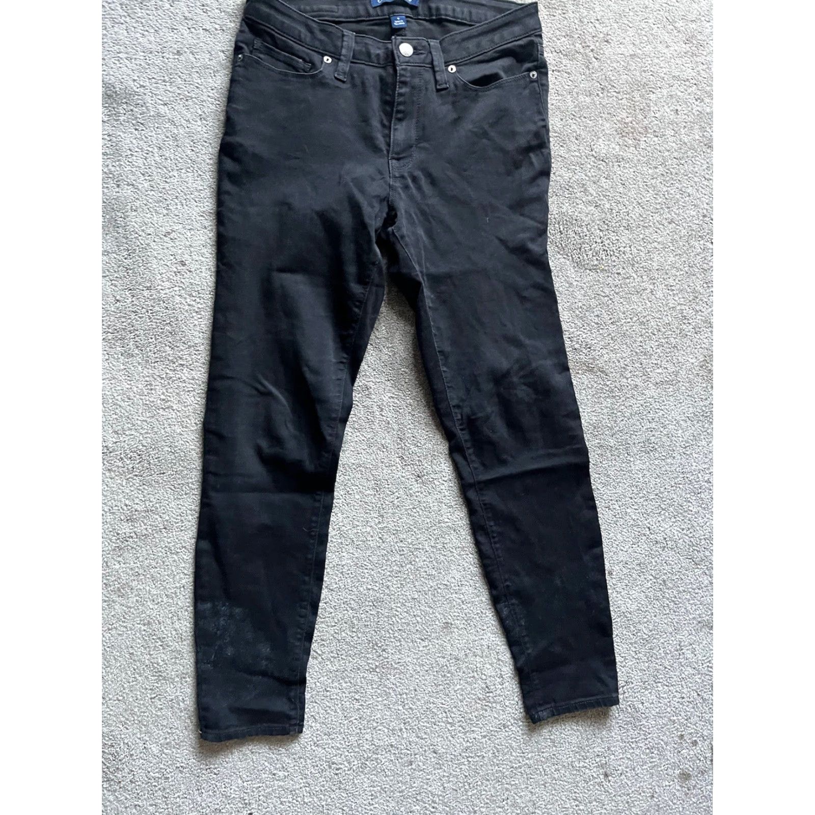 Calvin Klein VINTAGE Calvin Klein Jeans Skinny Pants Womens Size 6 Black Denim Stretch Skinny Fit Size 28" / US 6 / IT 42 - 3 Thumbnail