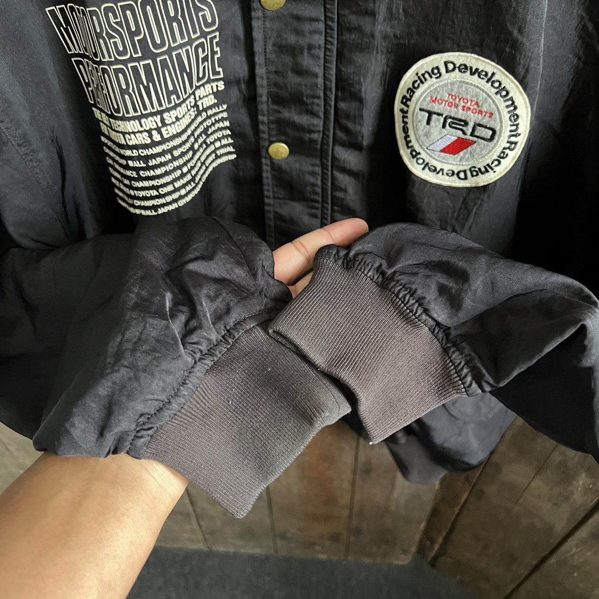 Vintage Vintage Toyota TRD Motorsports Racing Bomber Jacket Size US L / EU 52-54 / 3 - 6 Thumbnail