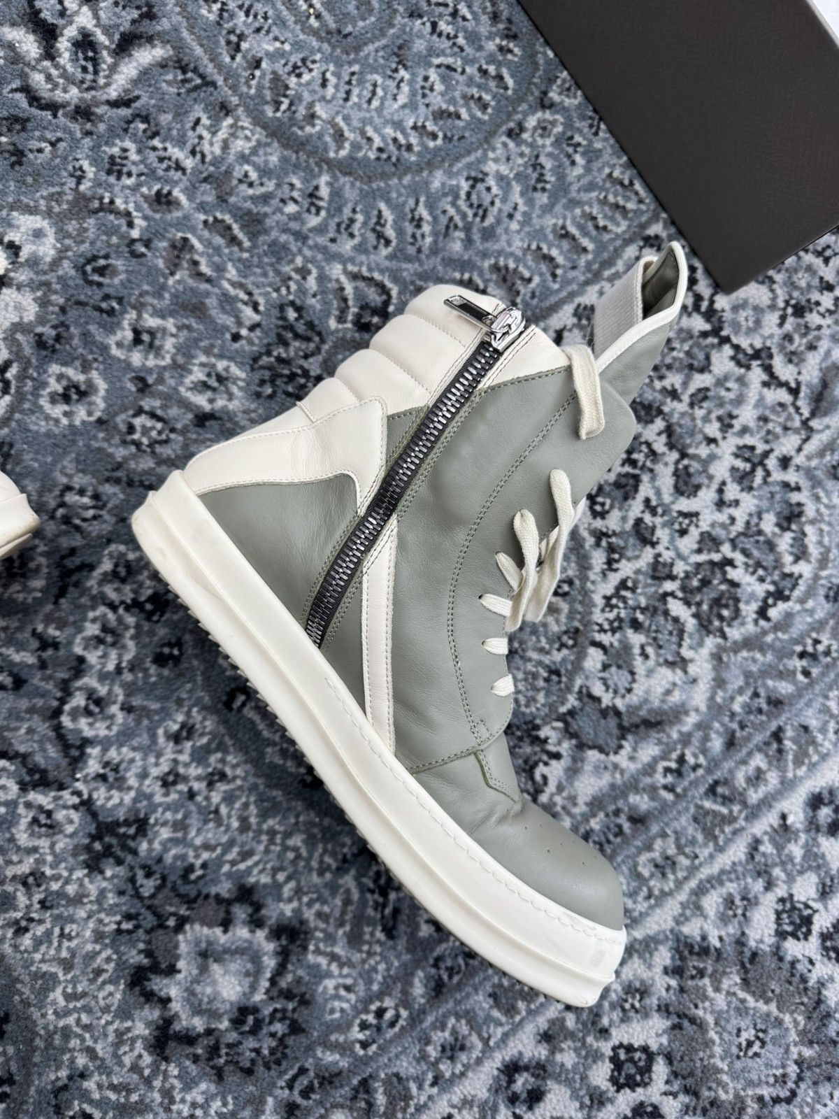 Rick Owens Rick owens geobasket olive green Size US 10 / EU 43 - 5 Thumbnail