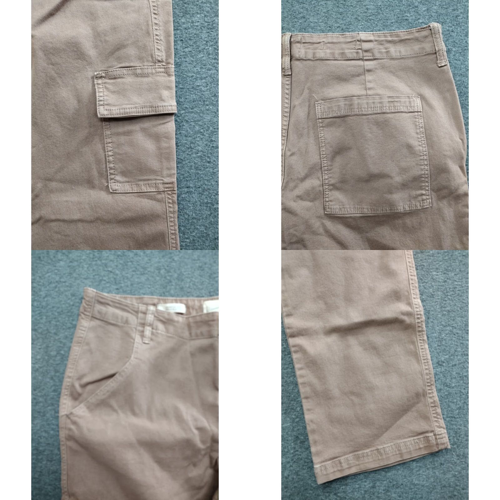 Vintage Universal Thread Cargo Pants Shaped High-Rise Slim Straight Brown Women 18/24R Plus XS? Size 40" / US 18 - 8 Thumbnail