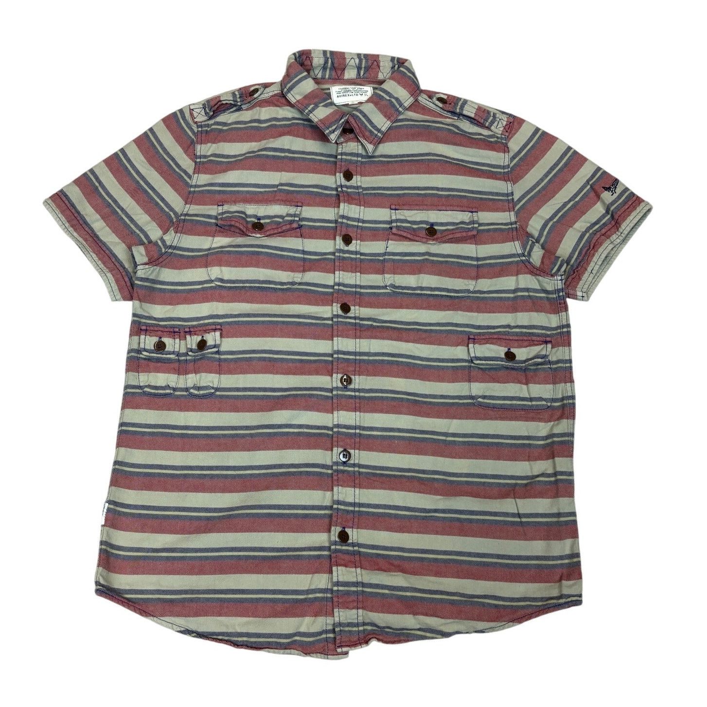 Avirex Avirex Japan Authentic Flight Garment Button Up Shirt XL Size US XL / EU 56 / 4 - 1 Thumbnail