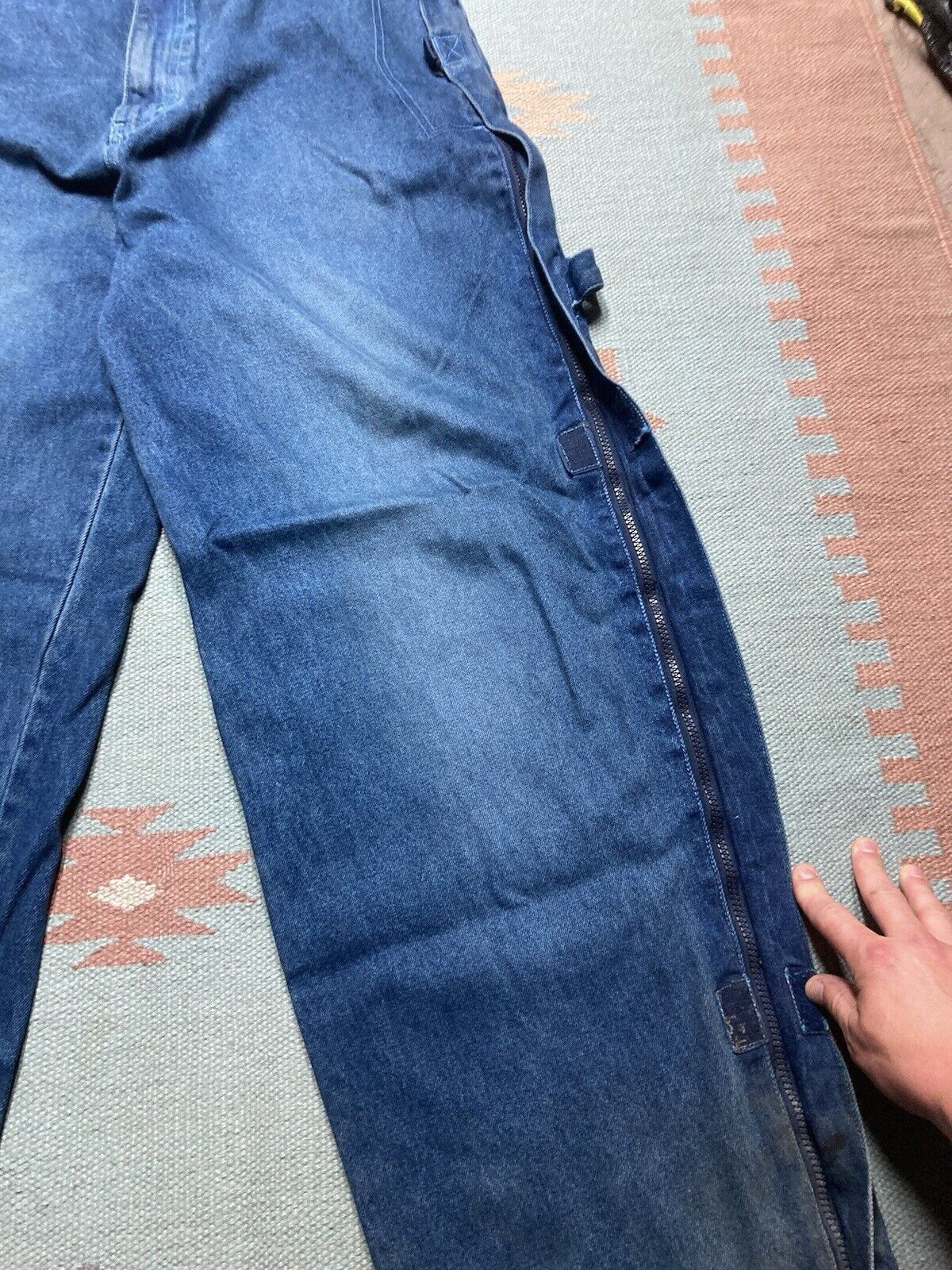 JNCO × Vintage y2k baggy jeans carpenter wide skate hip hop JNCO rave 38x32 Size US 38 / EU 54 - 10 Thumbnail