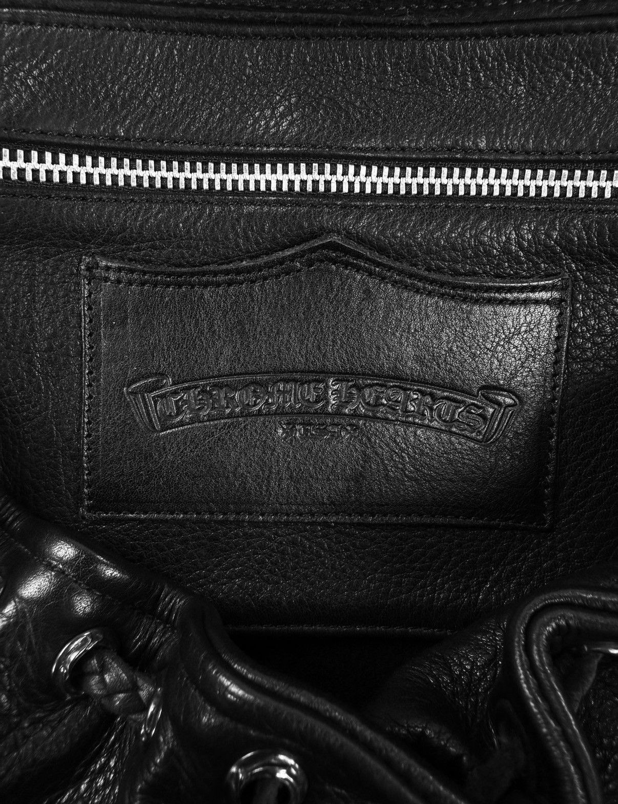 Chrome Hearts Chrome Hearts Triple Gunslinger Fleur Black Leather Braided Backpack Size ONE SIZE - 5 Thumbnail