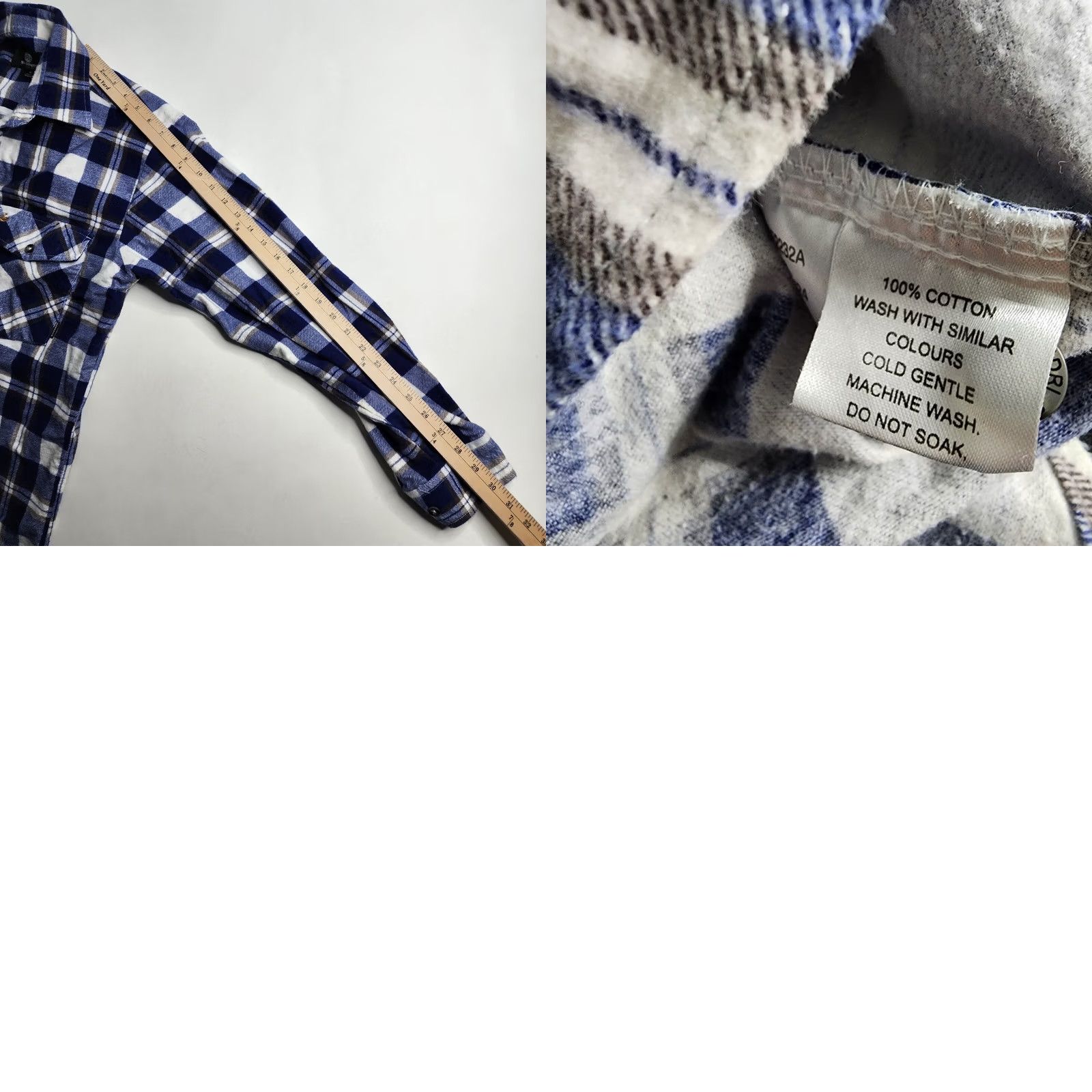 Vintage Swanndri Flannel Shirt Button Blue Plaid Henley Cotton Size Medium Mens Size US M / EU 48-50 / 2 - 8 Thumbnail