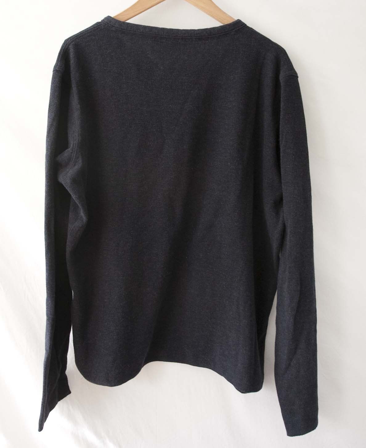 Hugo Boss Hugo Boss Sweater Henley Slim Fit Size XXL Dark Blue Size US XXL / EU 58 / 5 - 5 Thumbnail