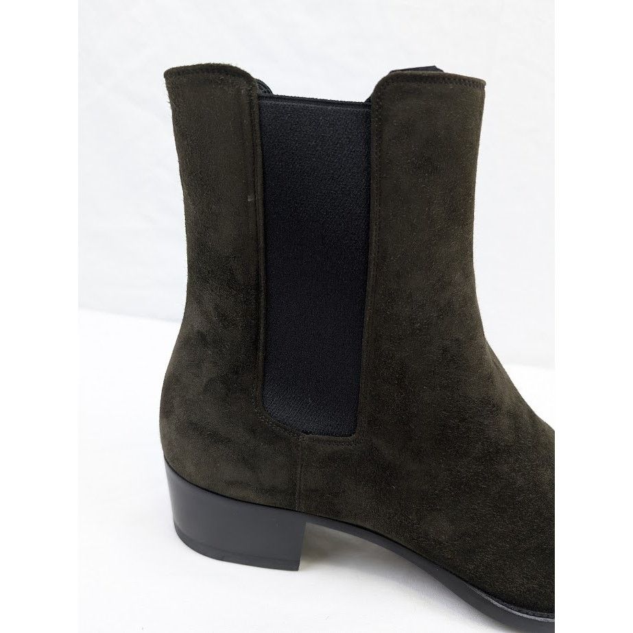 Saint Laurent Paris o1rshd1 Wyatt 40 Chelsea Cachemire Boots in Sabble Brown Size US 11 / EU 44 - 5 Thumbnail