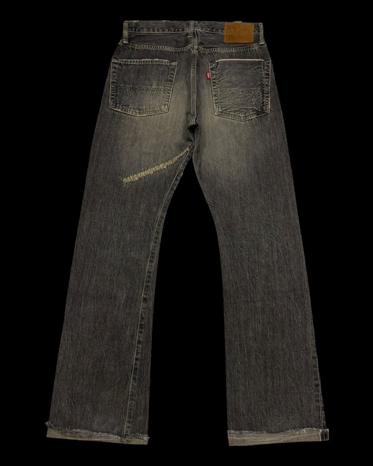 Edwin Flare Jeans Edwin 505s Selvedge Mud Wash Flare Denim Jeans Size US 29 - 11 Thumbnail