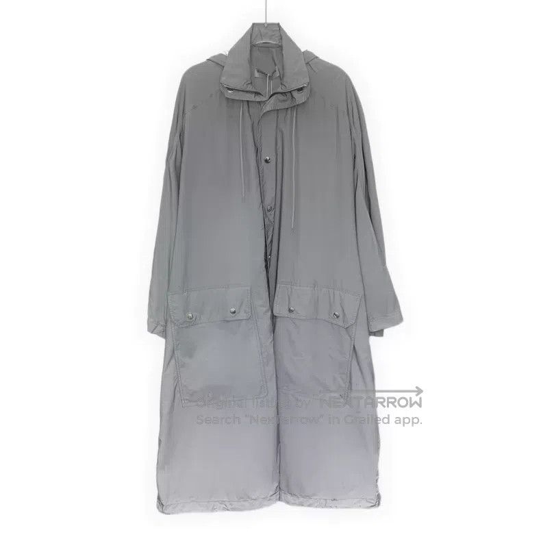 Balenciaga Balenciaga Grey Hooded Drawcord Collar Single Breasted Lon Size XXS / US 00 / IT 34 - 1 Thumbnail