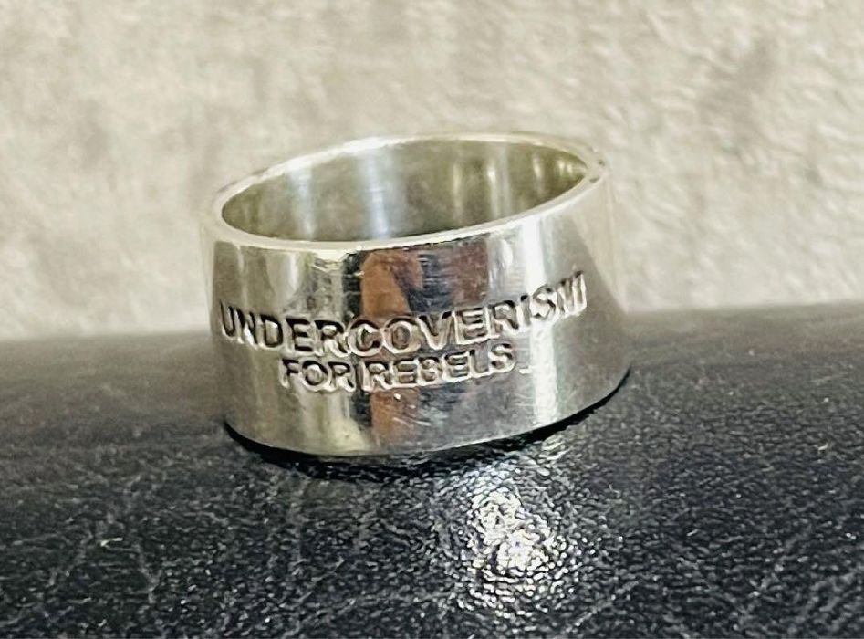 Undercover UNDERCOVER Engraved Design Silver Ring | Grailed