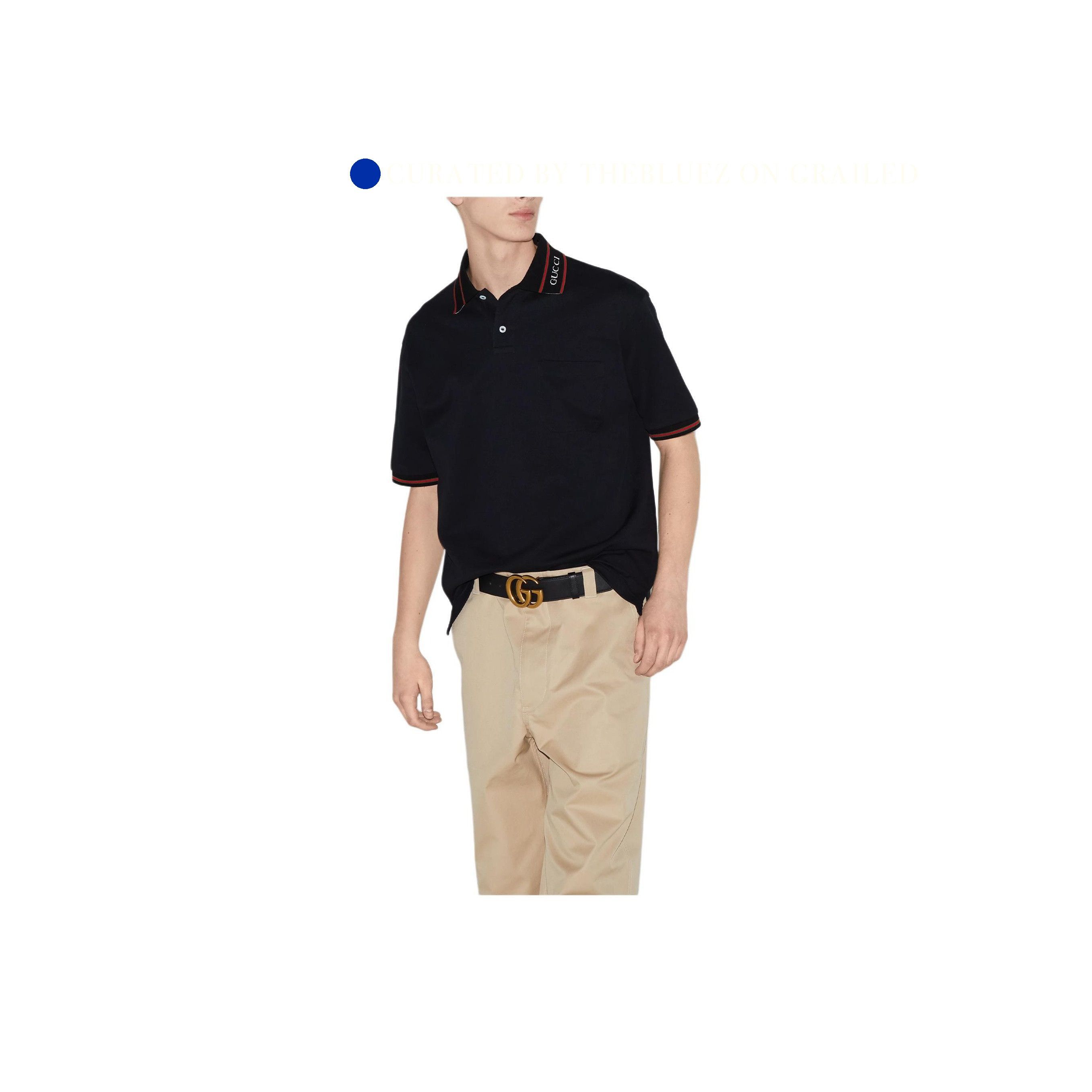 Gucci Classic Black Polo with Embroidery Size US M / EU 48-50 / 2 - 1 Preview