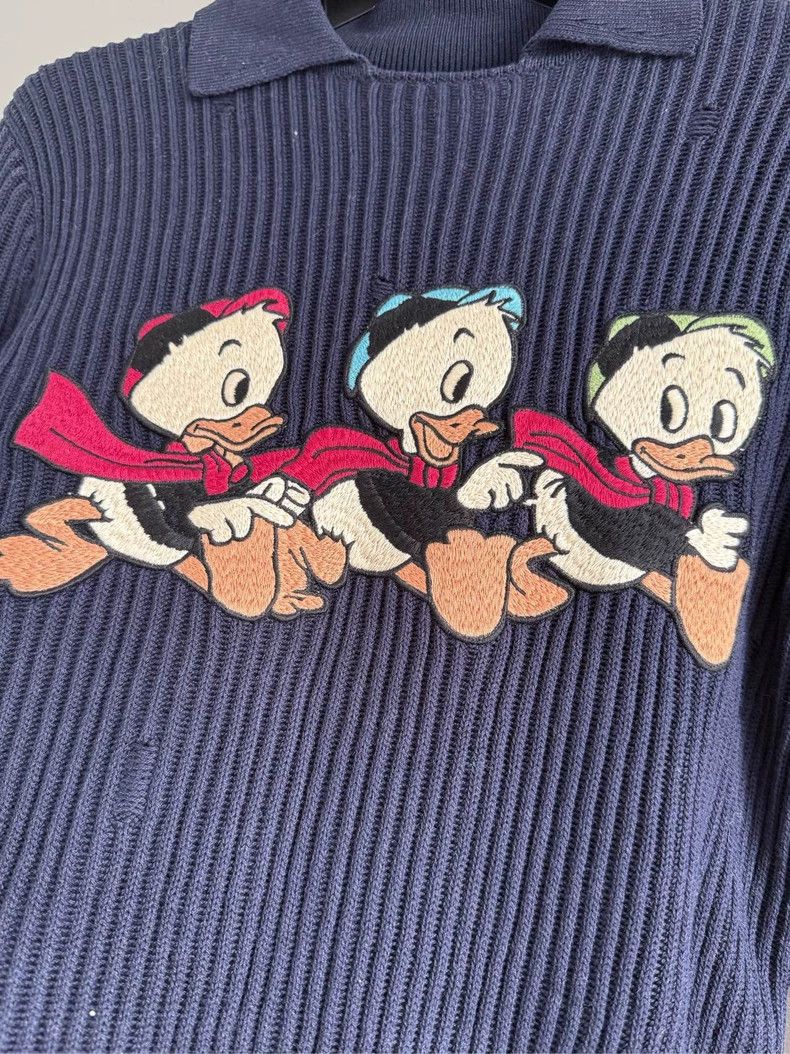 Gucci Gucci Co-branded SS21 cartoon cotton and wool blended lapel Size US S / EU 44-46 / 1 - 6 Thumbnail