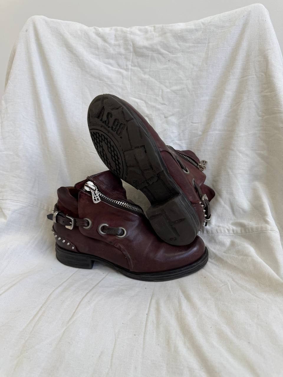 A.S.98 Avant Garde A.S. 98 Guidi Style Distressed Leather Boots Size US 7 / IT 37 - 6 Thumbnail