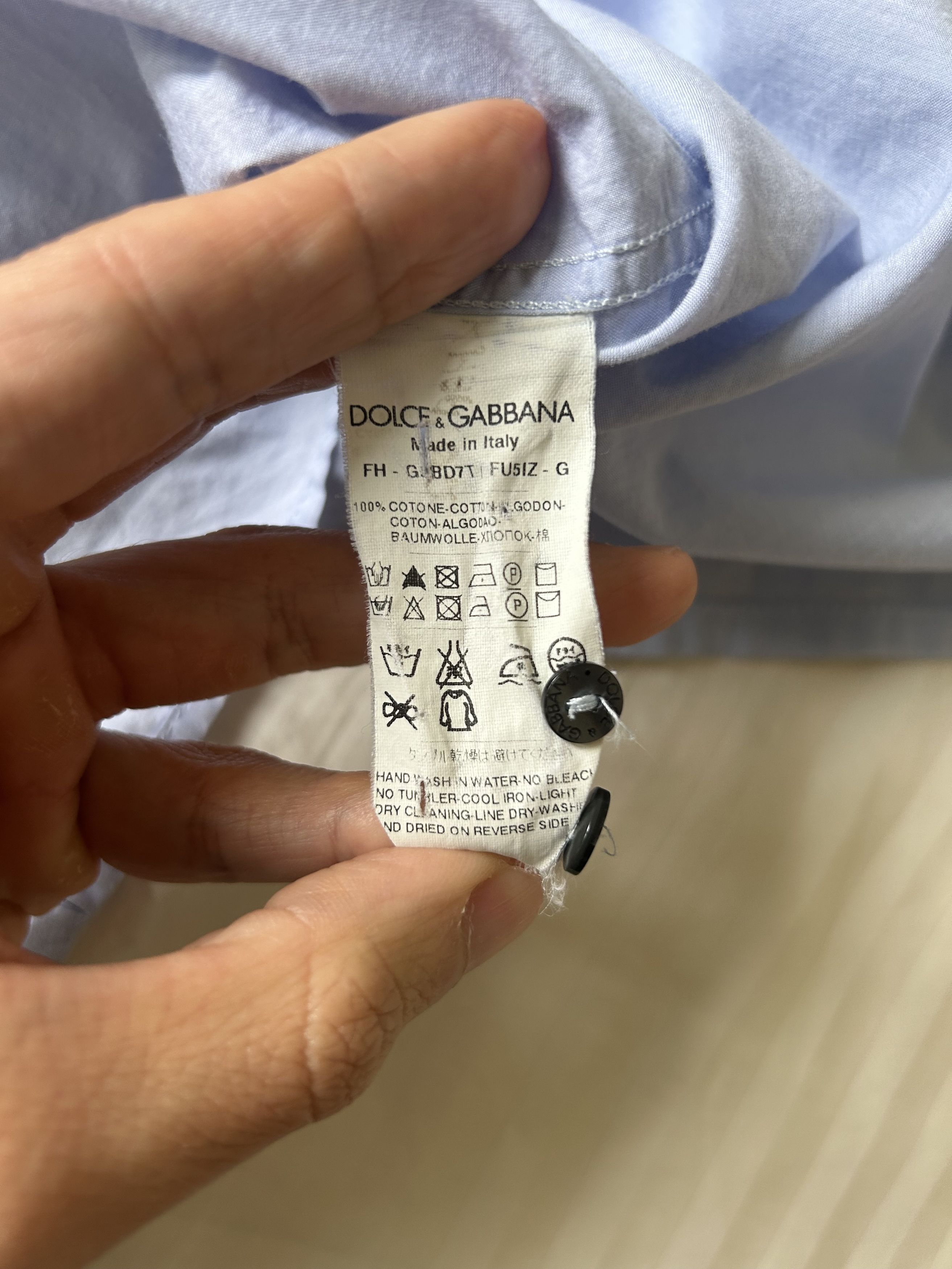 Dolce & Gabbana Dolce & Gabbana Blue Pajama Style Short Sleeve Shirt M,16/41 Size US M / EU 48-50 / 2 - 6 Thumbnail
