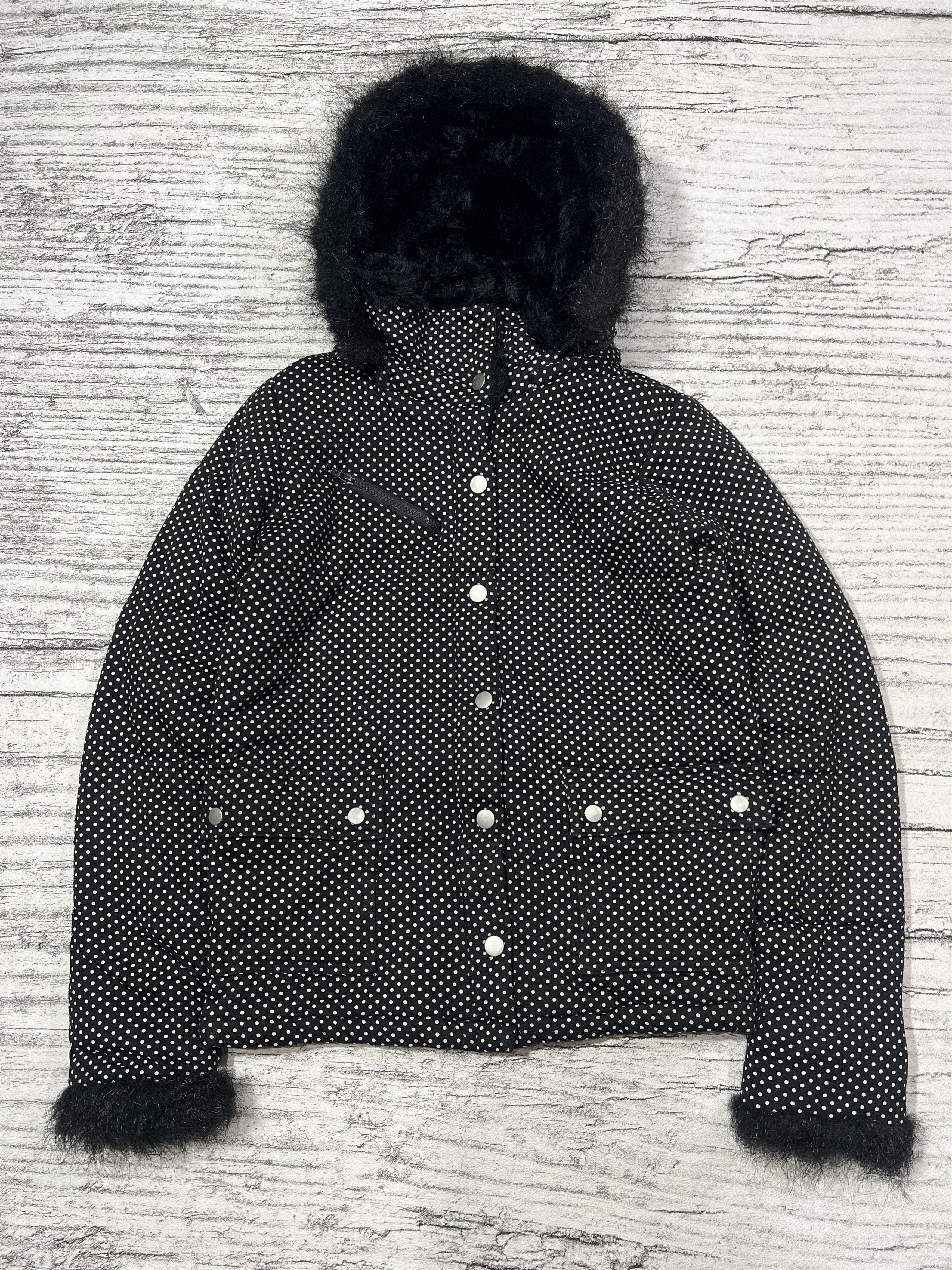 Japanese Brand 2000s Archival Hysteric Polkadot Fur Hodded y2k Lgb Ifsix Size US M / EU 48-50 / 2 - 1 Thumbnail