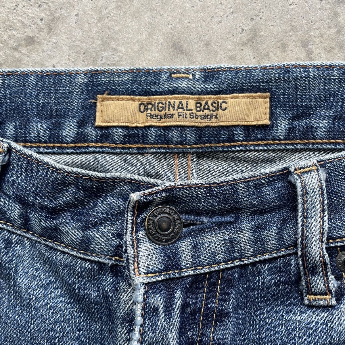 Japanese Brand Vintage Japanese Faded Jeans Denim Pants W33x31 Size US 33 - 6 Thumbnail
