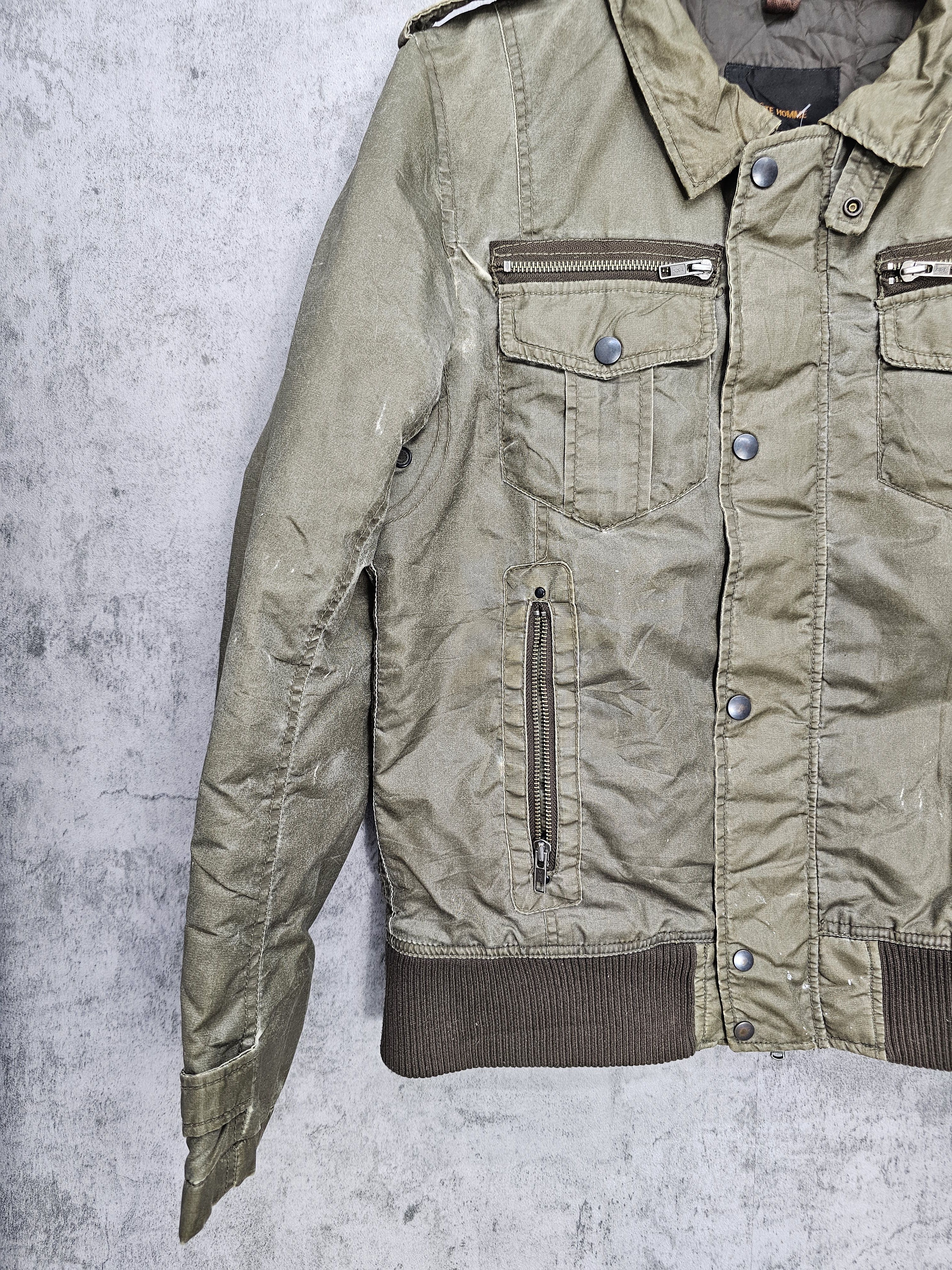 Japanese Brand TETE HOMME Multi Pocket Motorcycles Bikers Jacket J0088 Size US M / EU 48-50 / 2 - 3 Thumbnail