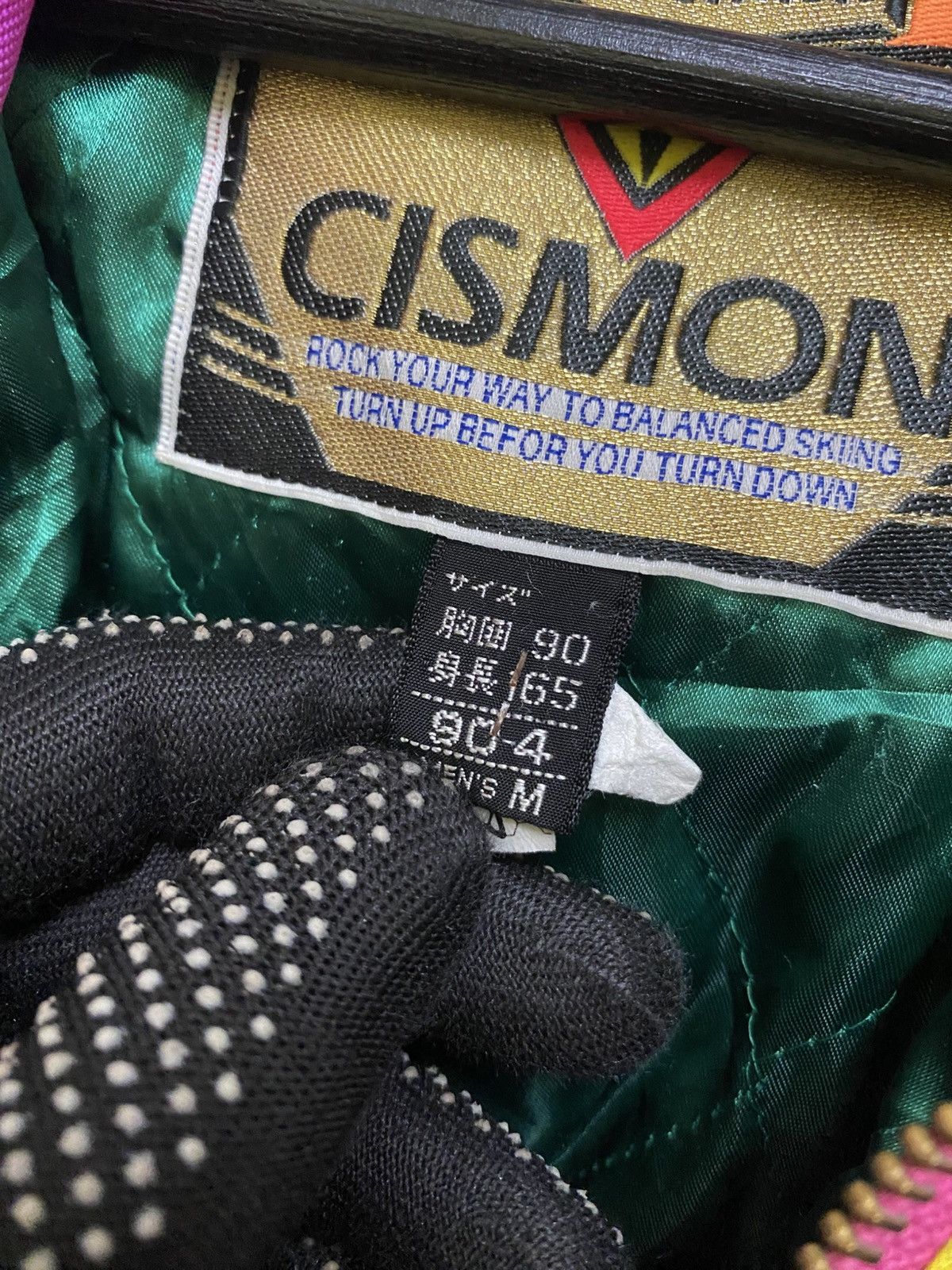 Vintage Vintage Cismon Ski Jacket Neon Abstract Print Winter Puffer Size US S / EU 44-46 / 1 - 9 Thumbnail