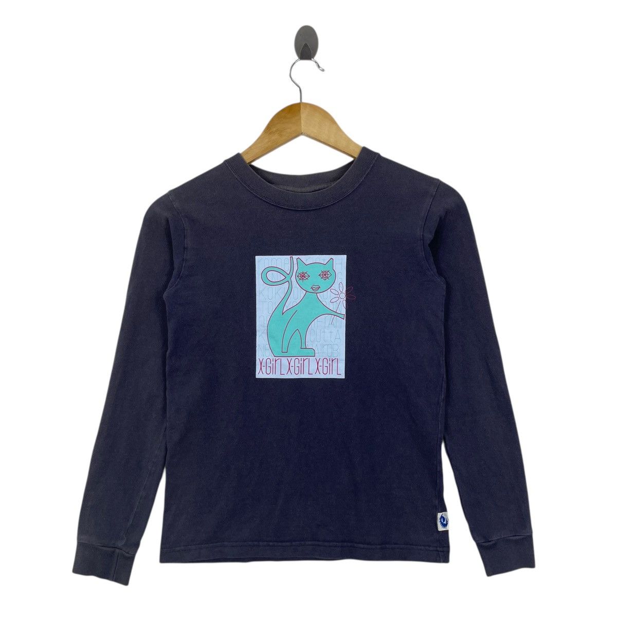 X-Girl Vintage X-GIRL japan Long Sleeve Shirt Size XS / US 0-2 / IT 36-38 - 2 Thumbnail