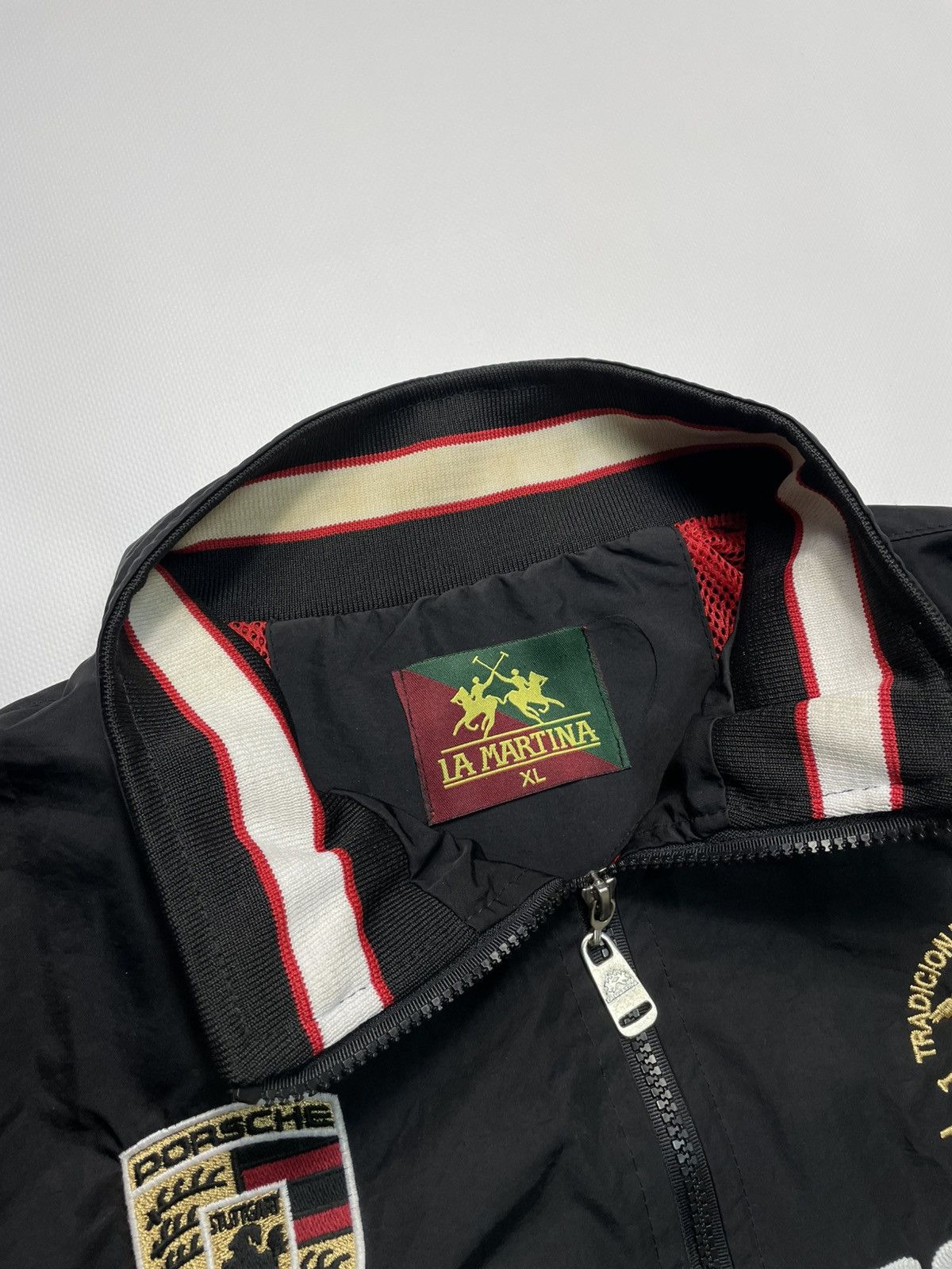 La Martina × Porsche Design License Porsche x La Martina Vintage Racing Jacket Retro Size US XL / EU 56 / 4 - 2 Thumbnail