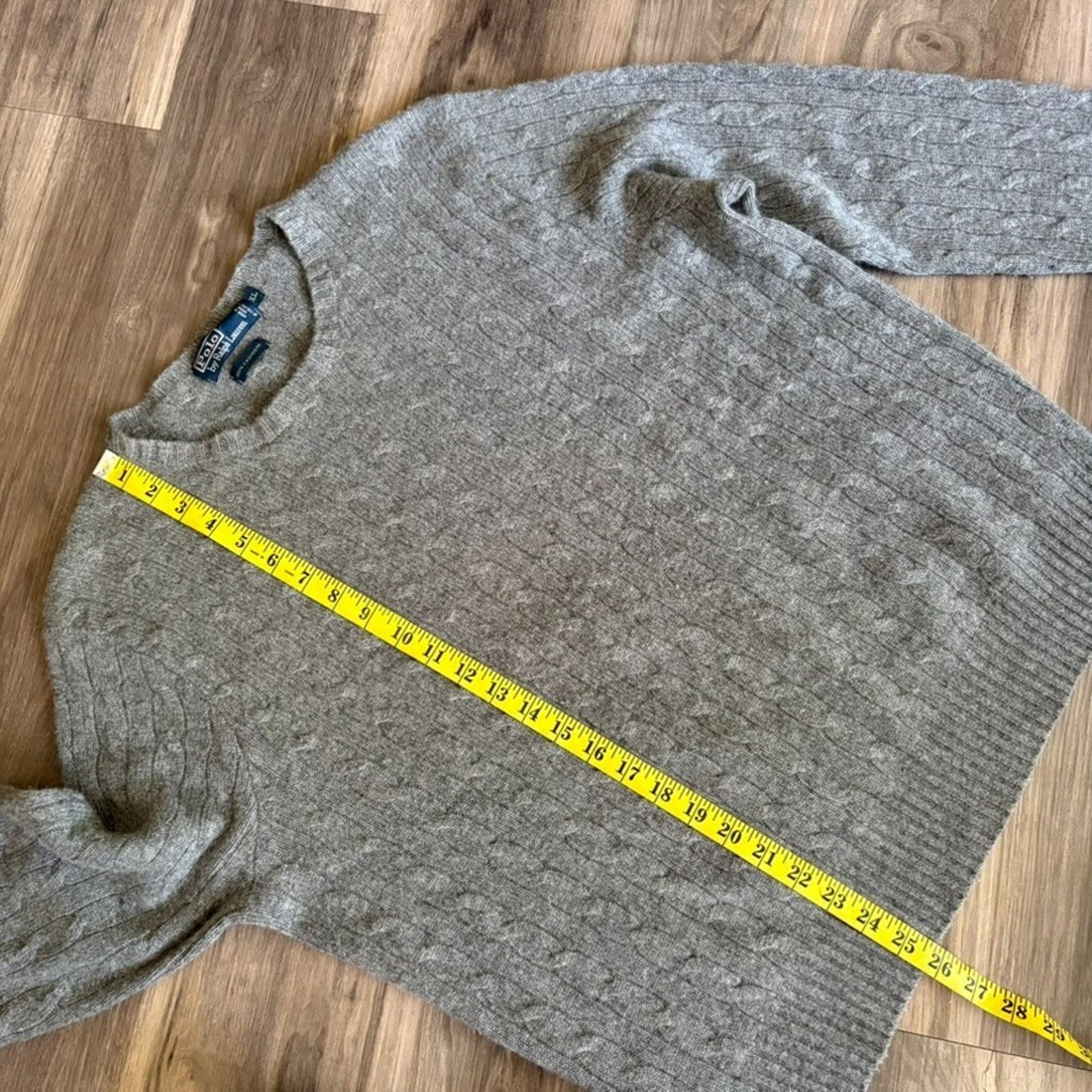 Polo Ralph Lauren × Vintage Vintage Polo Ralph Lauren Cashmere Sweater Men's Size L Size US L / EU 52-54 / 3 - 7 Thumbnail