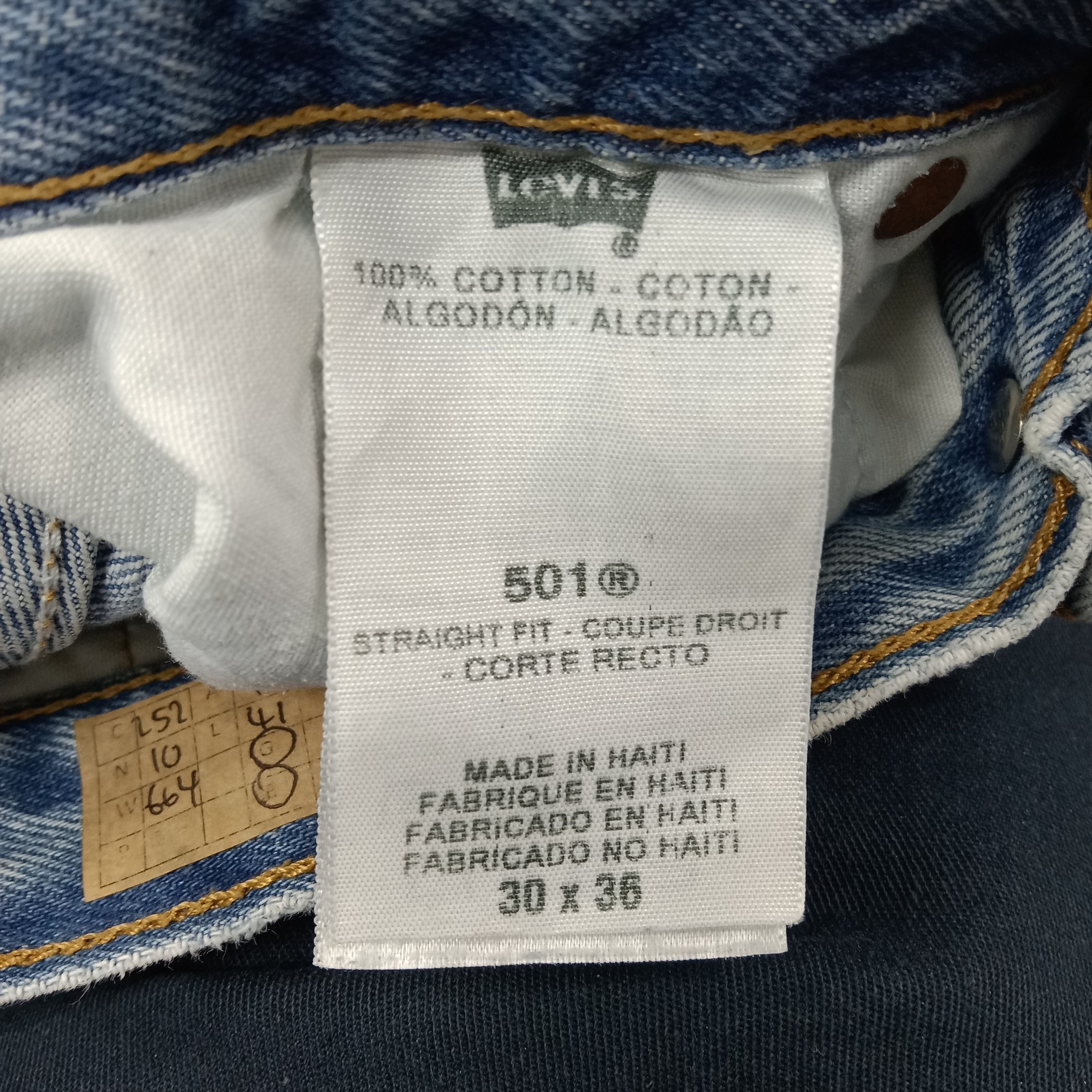 Levi's Levi's 501 American Distressed Denim Jeans C252N10 Size US 28 / EU 44 - 14 Thumbnail