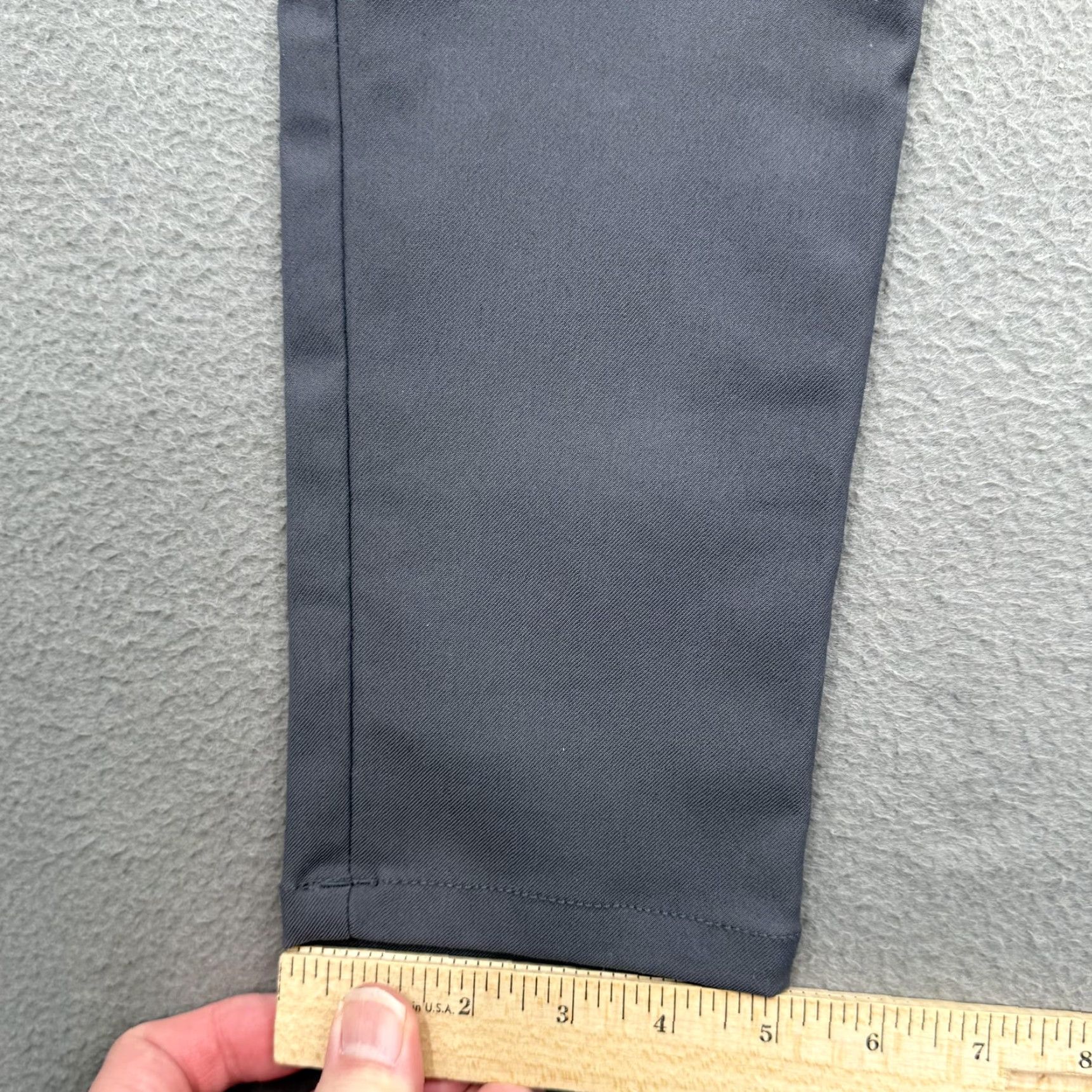 Vintage Boundary Chase Pant Slim Fit Mens 28x28 Gray Slate Travel Pants Nylon Wool Polyester Spandex With Pockets Logo Front Zip Fly Flat Front Tapered Leg Size US 28 / EU 44 - 7 Thumbnail