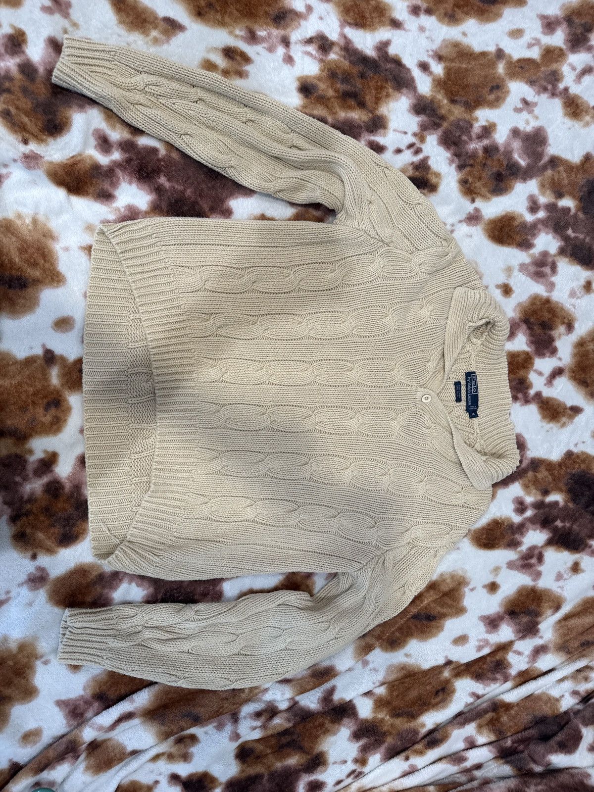 Polo Ralph Lauren Vintage Polo Ralph Lauren Silk CableKnit Sweater Size US M / EU 48-50 / 2 - 3 Thumbnail