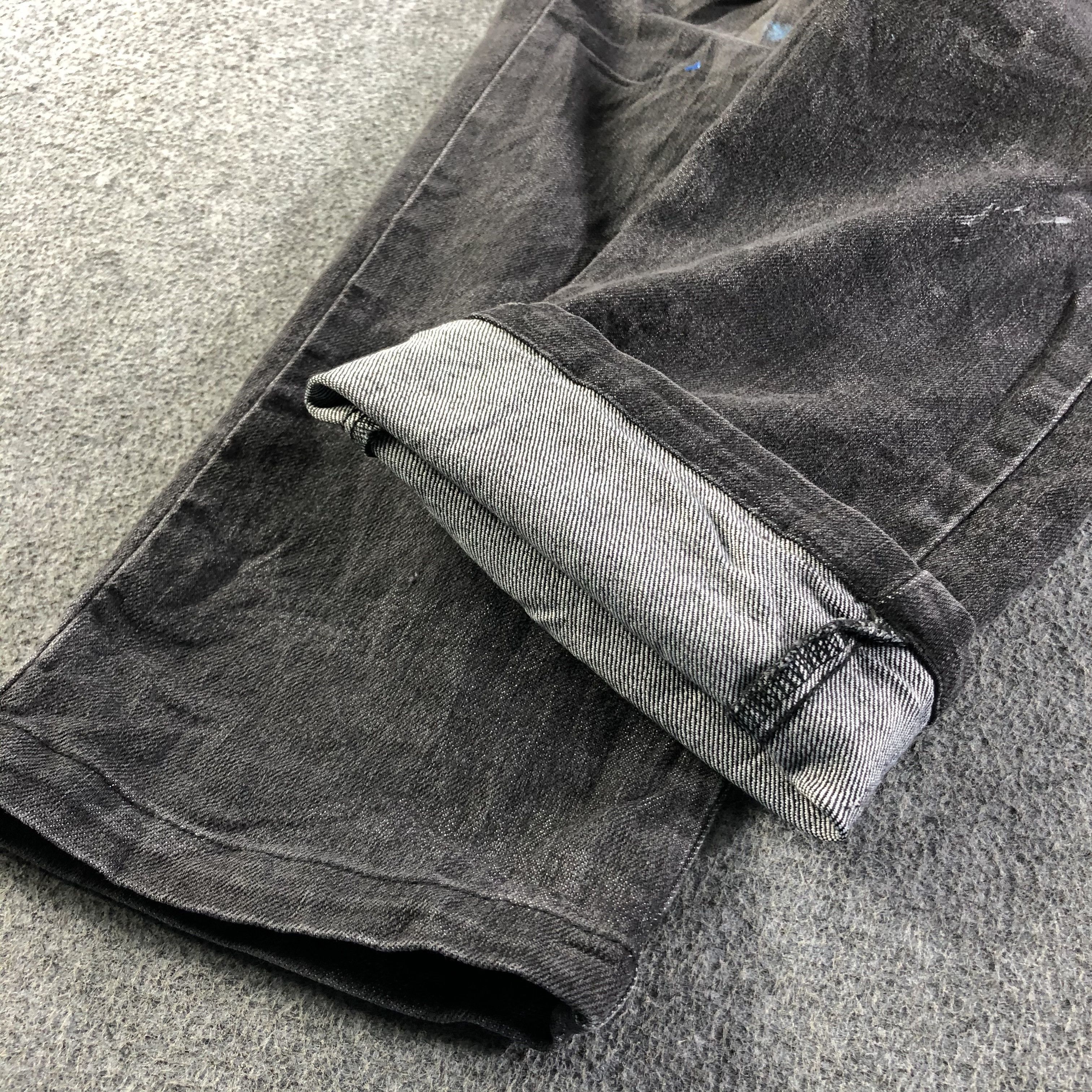 Vintage Vintage Z Dragon Indigo Biker Jeans-J3795 Size US 33 - 6 Thumbnail