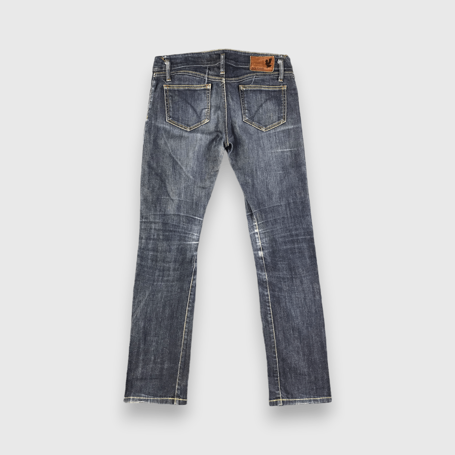 Vintage Vintage Blue Wash Back Number Selvedge Jeans-J2980 Size US 32 / EU 48 - 2 Thumbnail